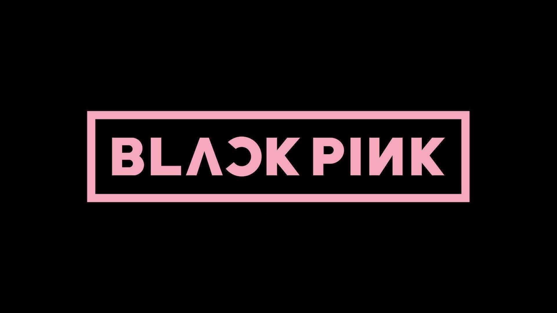 Original Blackpink Logo On Black — 1920x1080 wallpaper