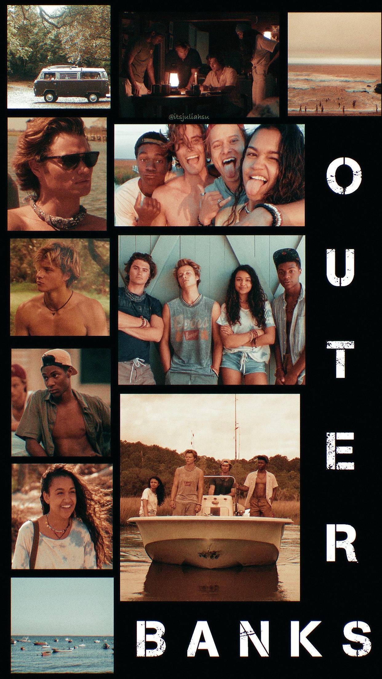 Outer Banks Cool Collage — 1242x2208 wallpaper
