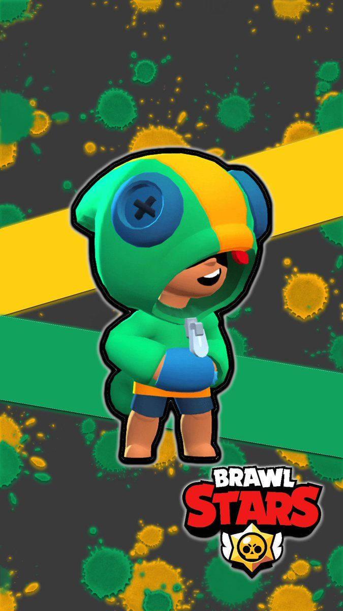 Outplay your opponents with Leon from Brawl Stars — 675x1200 wallpaper