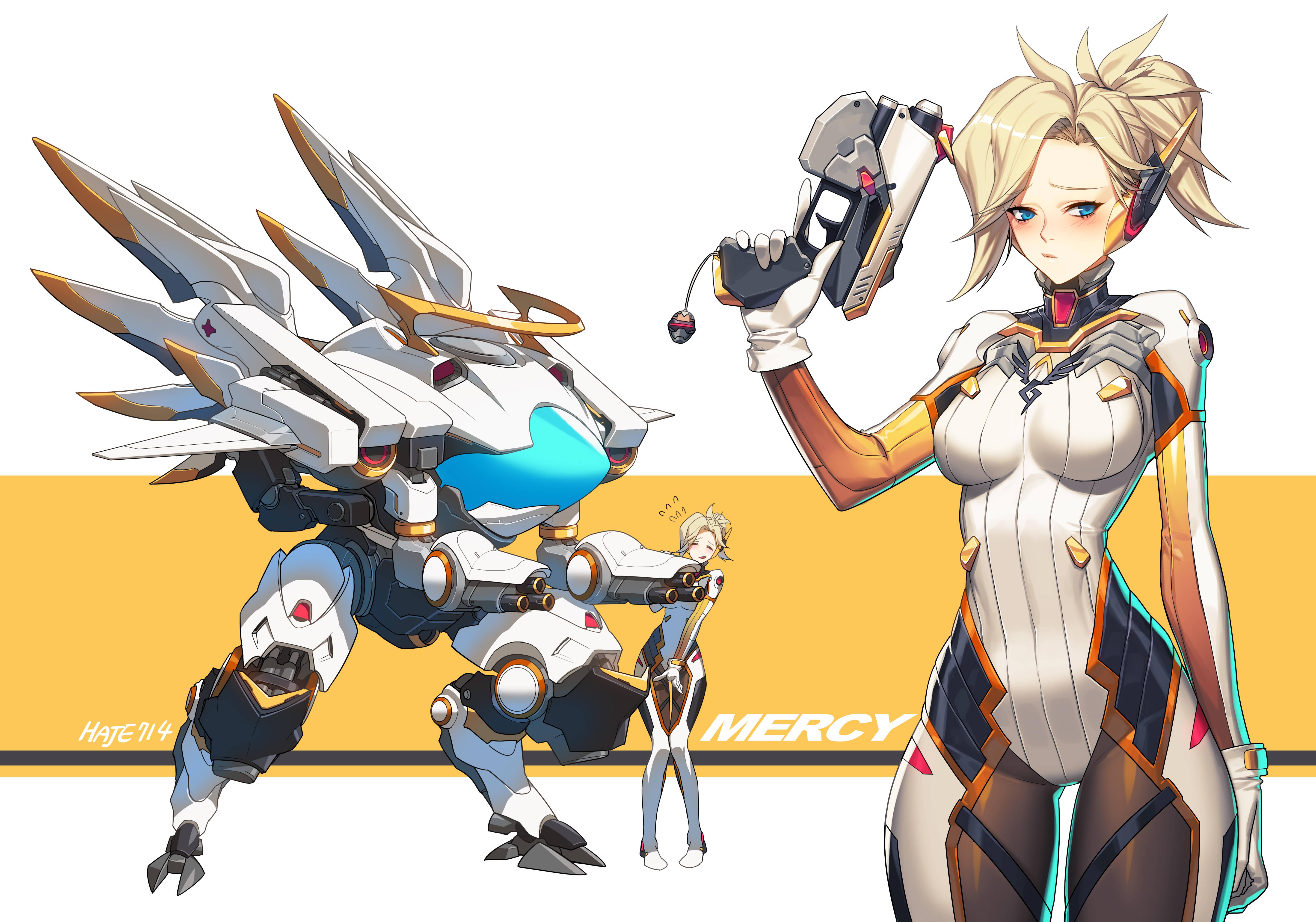 Overwatch Mercy 4k Gaming — 5708x4000 wallpaper