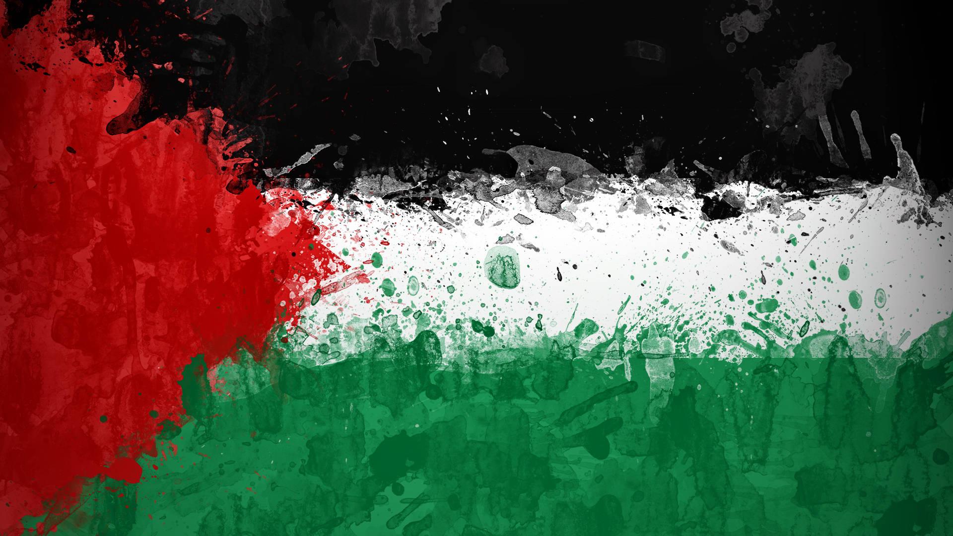 Palestine Flag Water Color — 1920x1080 wallpaper