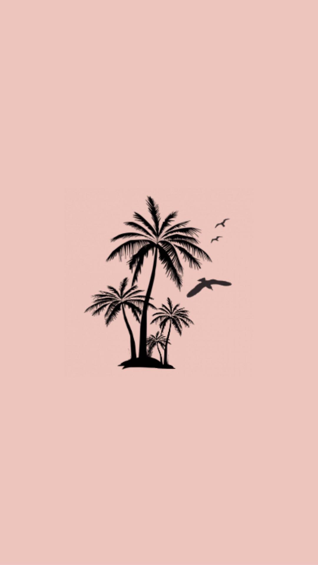 Palm Trees On Island PFP Aesthetic — 1080x1920 wallpaper