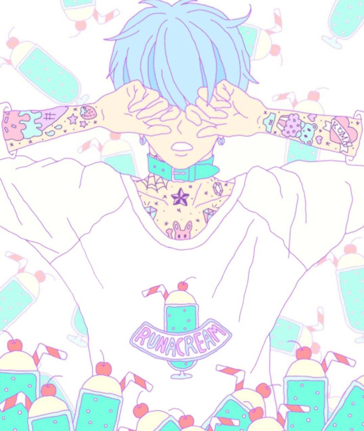 Pastel Aesthetic Boy — 1440x1704 wallpaper