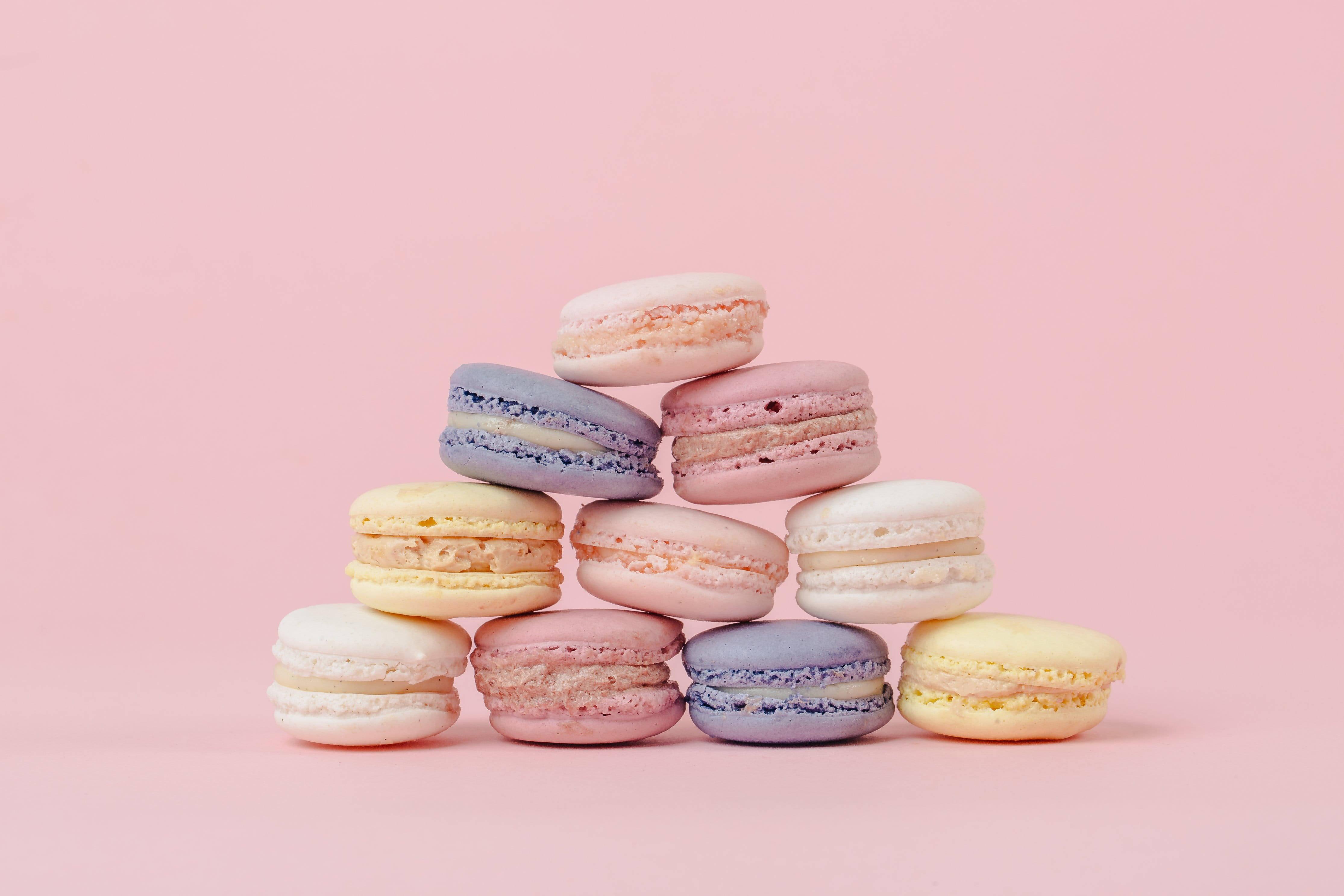 Pastel Aesthetic Macarons — 4460x2973 wallpaper