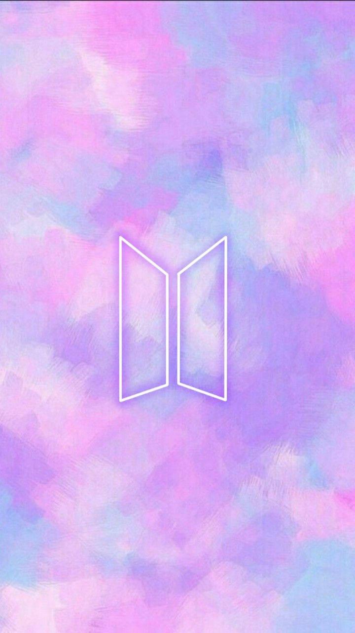 Pastel BTS Logo — 720x1281 wallpaper