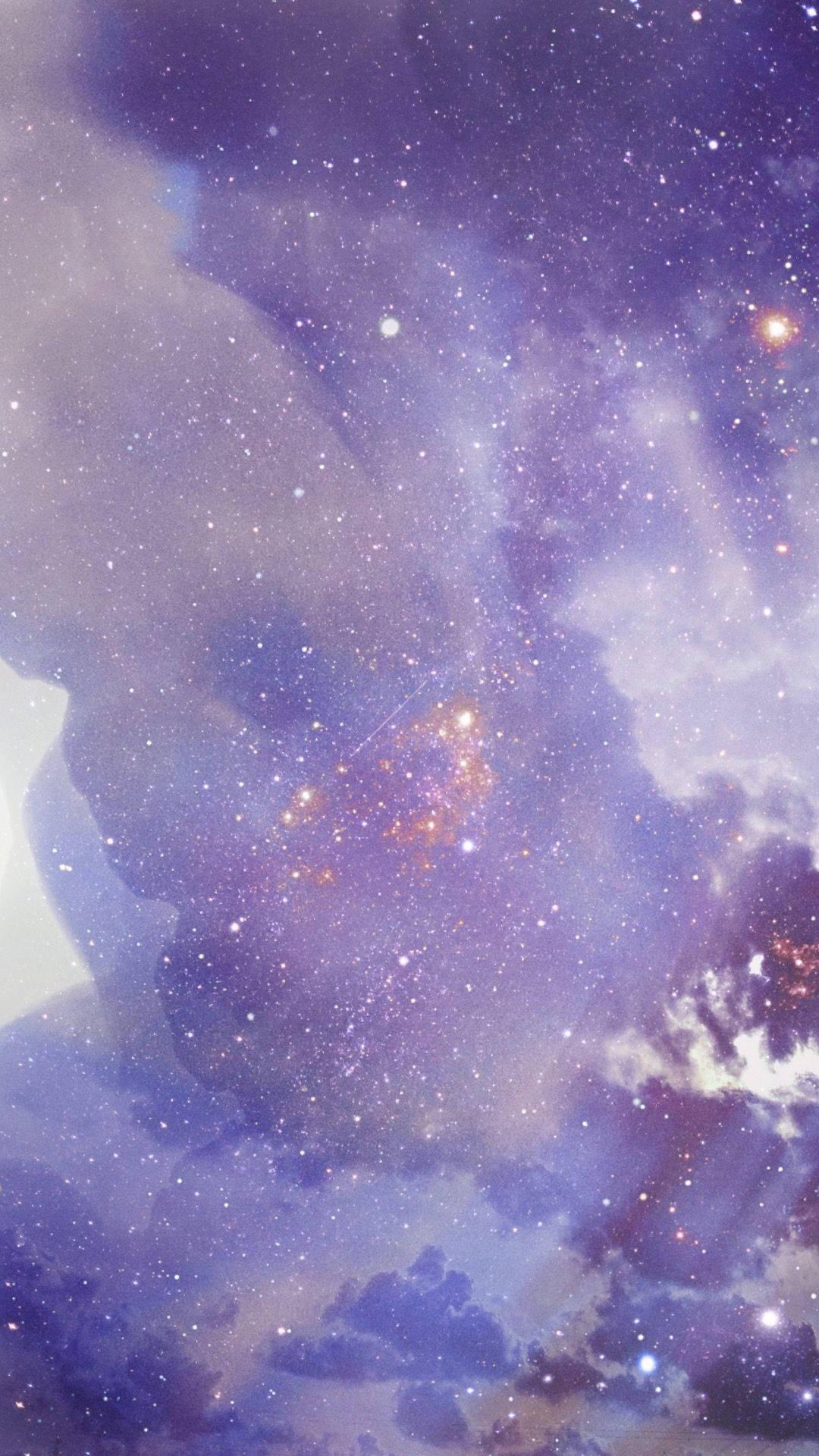 Pastel Purple Galaxy — 1080x1920 wallpaper