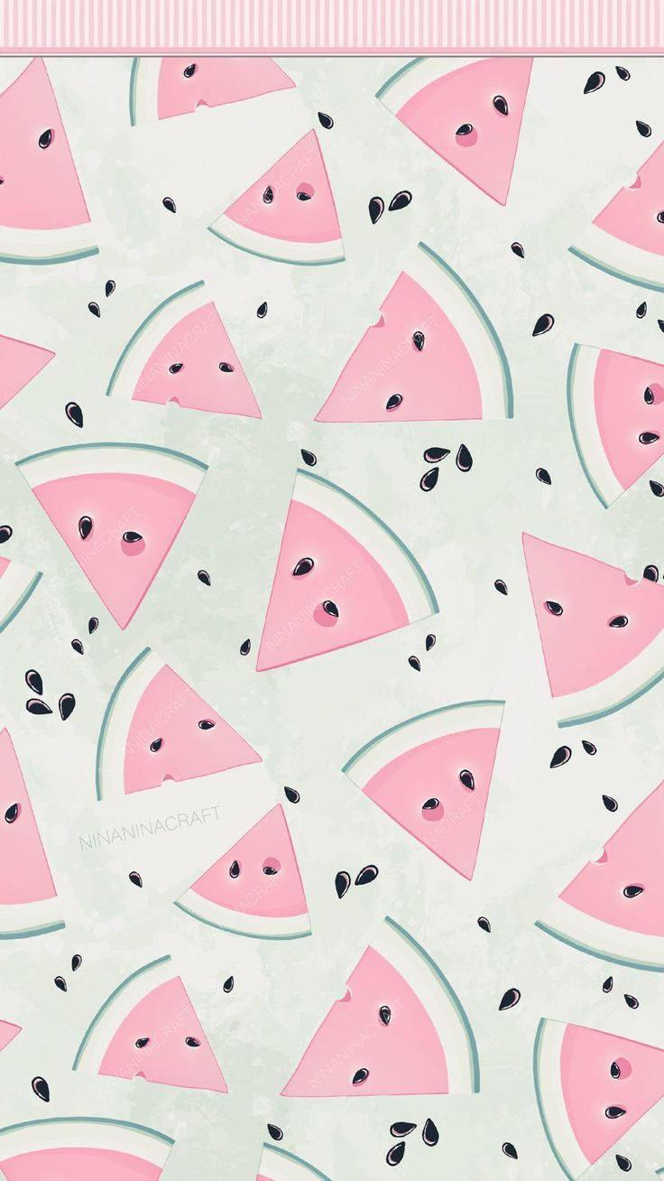 Pastel Watermelon Summer iPhone — 736x1308 wallpaper