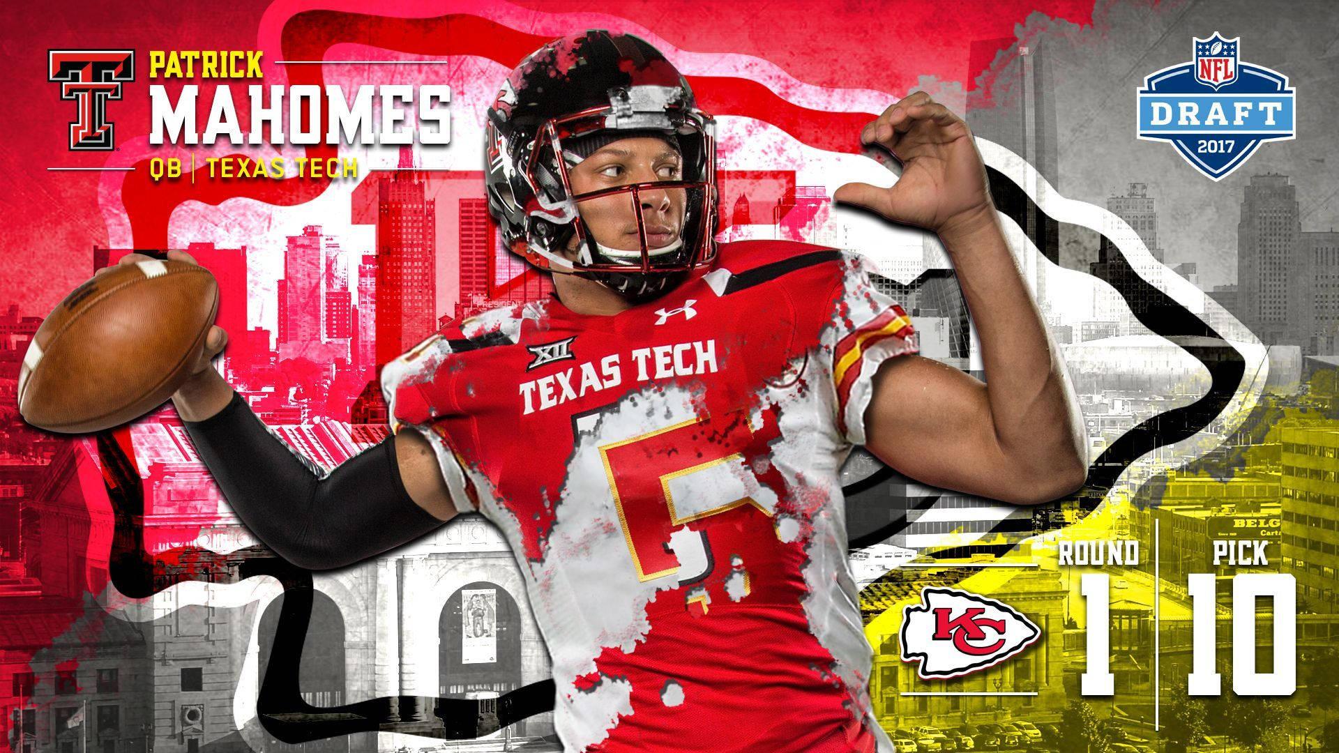 Patrick Mahomes Wearing His Kansas City Chiefs Jersey — 1920x1080 wallpaper
