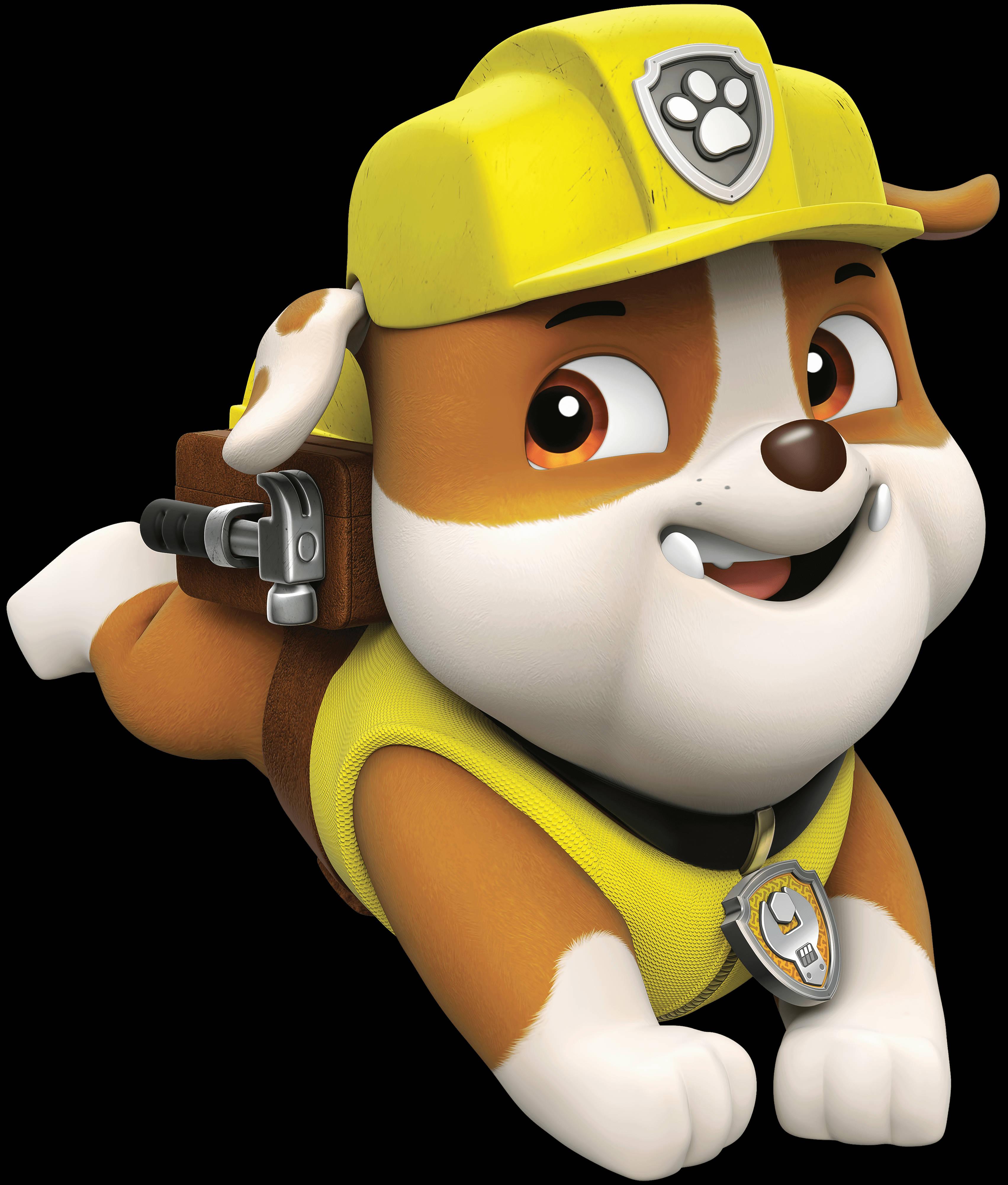 Paw Patrol Rubble With Toolbox — 3405x4000 wallpaper