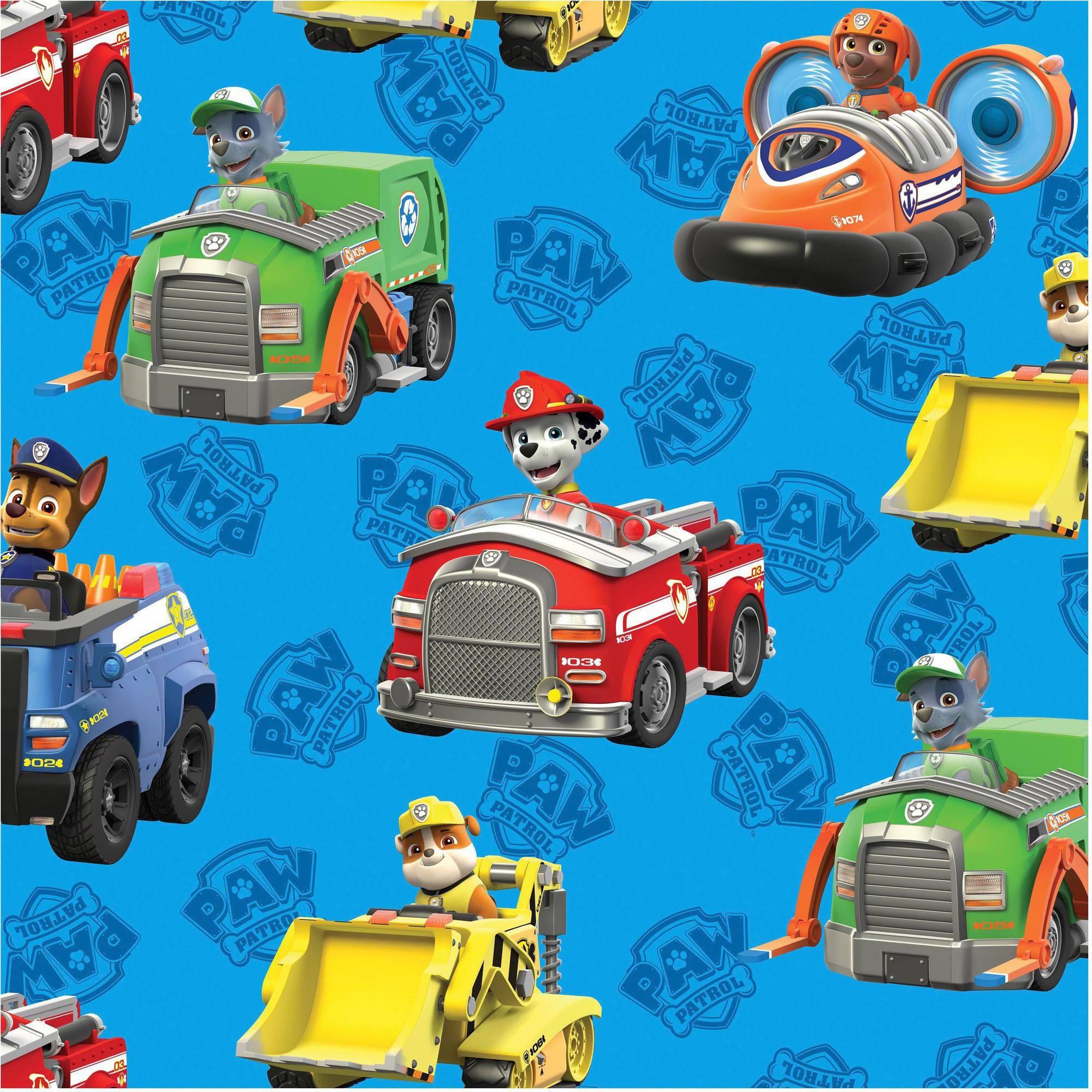 Paw Patrol Trucks Pattern — 2000x2000 wallpaper