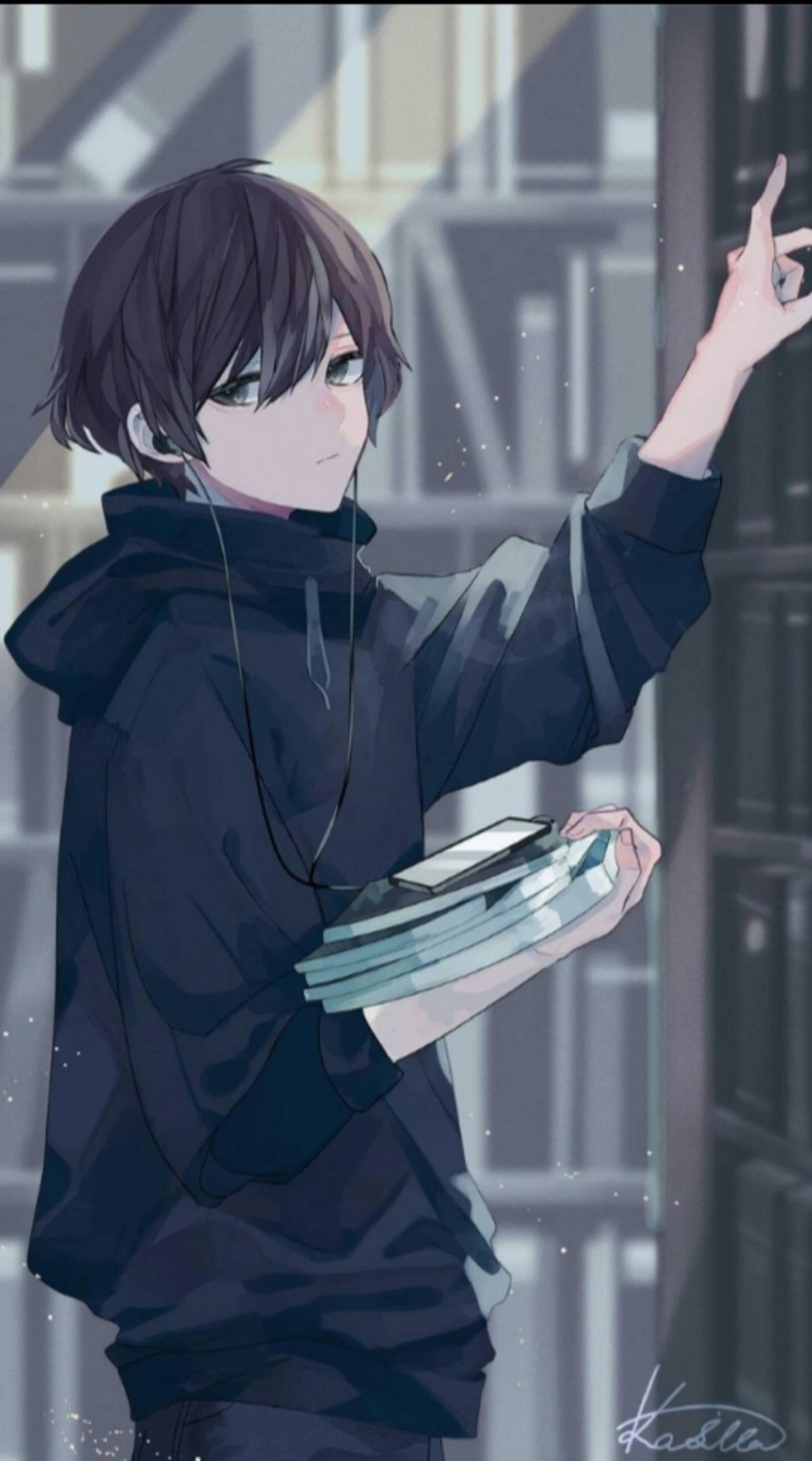 Peculiar Izumi Miyamura Sad Boy Books Art — 1707x3071 wallpaper