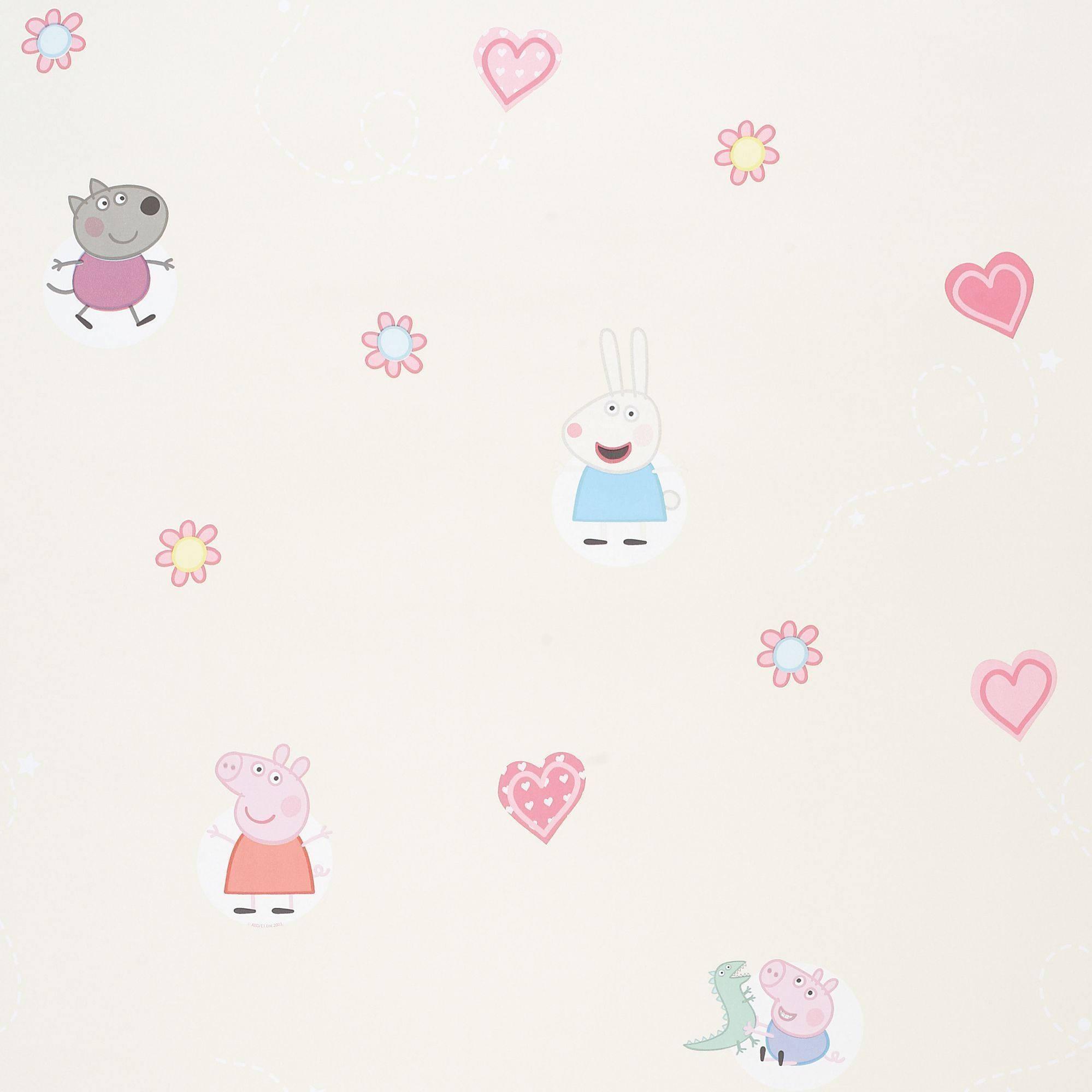Peppa Pig and Her Friends Enjoying a Fun Afternoon — 1999x2000 wallpaper