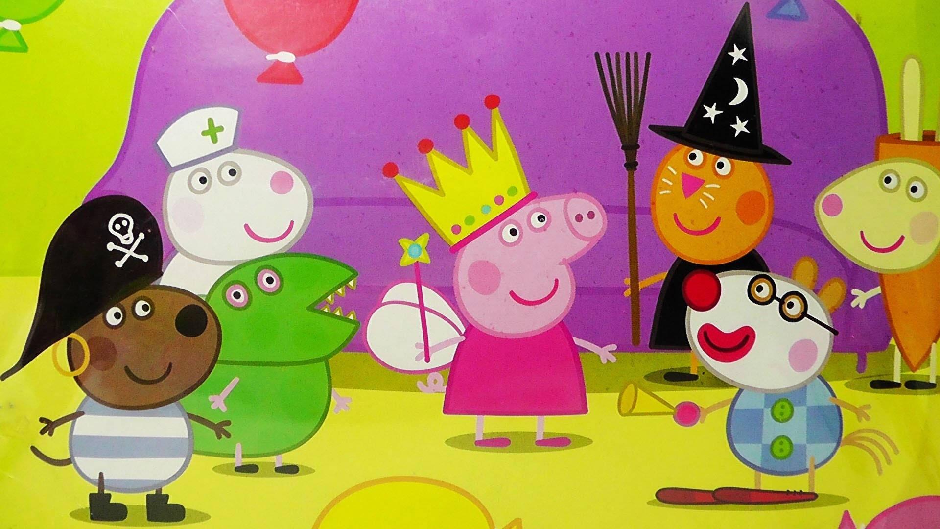 Peppa Pig ready for her costume party! — 1920x1080 wallpaper