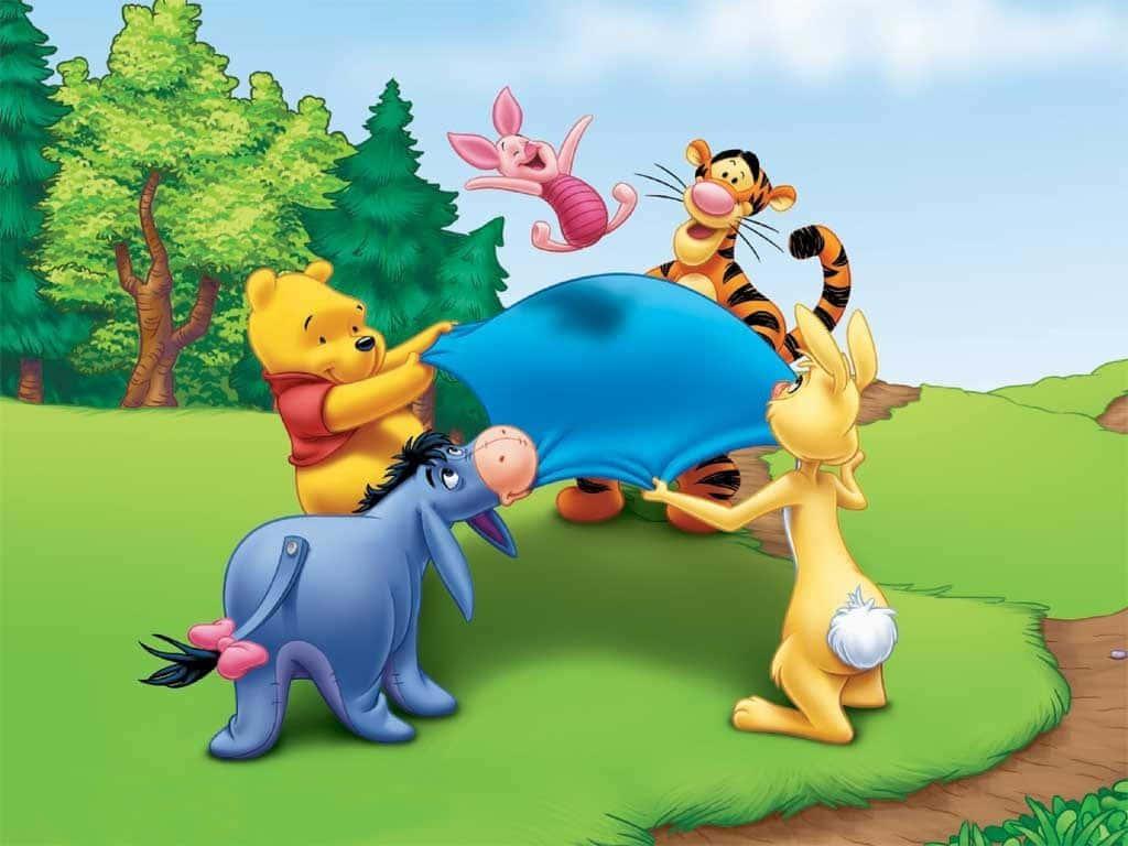 Perfectly Placed Pals — 1024x768 wallpaper