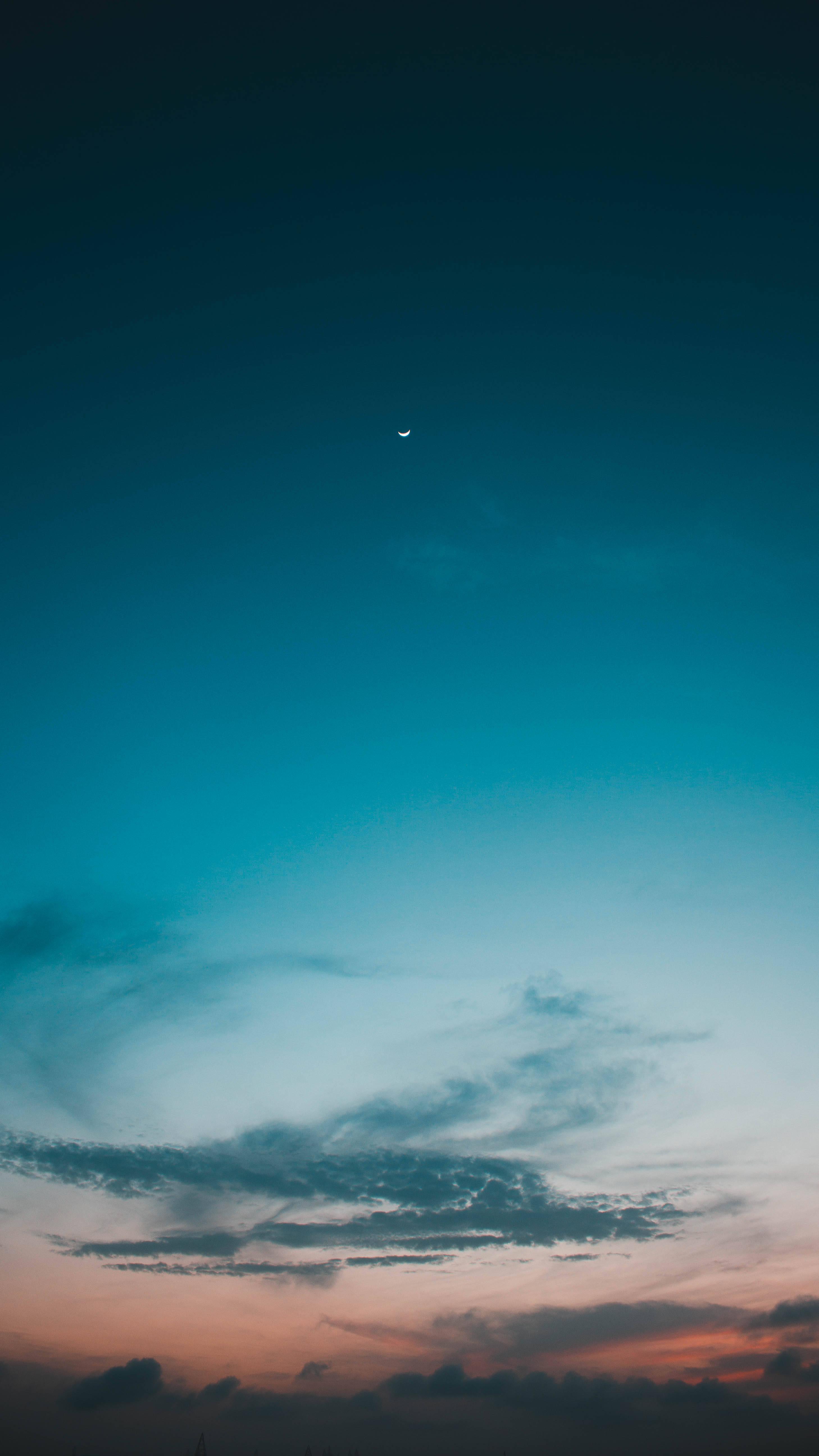 PFP Aesthetic Blue Sunset Sky — 2916x5184 wallpaper