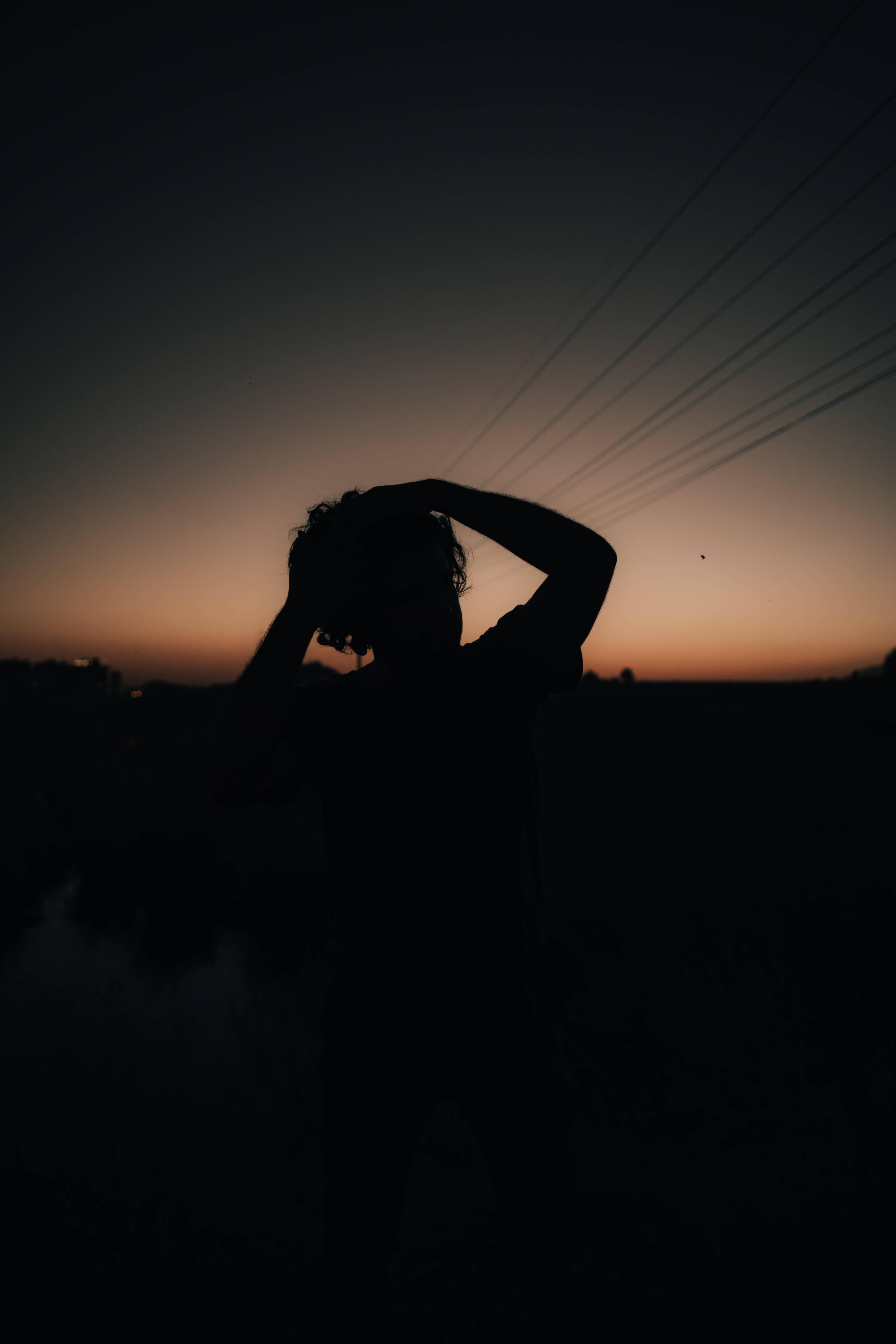 PFP Aesthetic Sunset Silhouette — 4000x6000 wallpaper