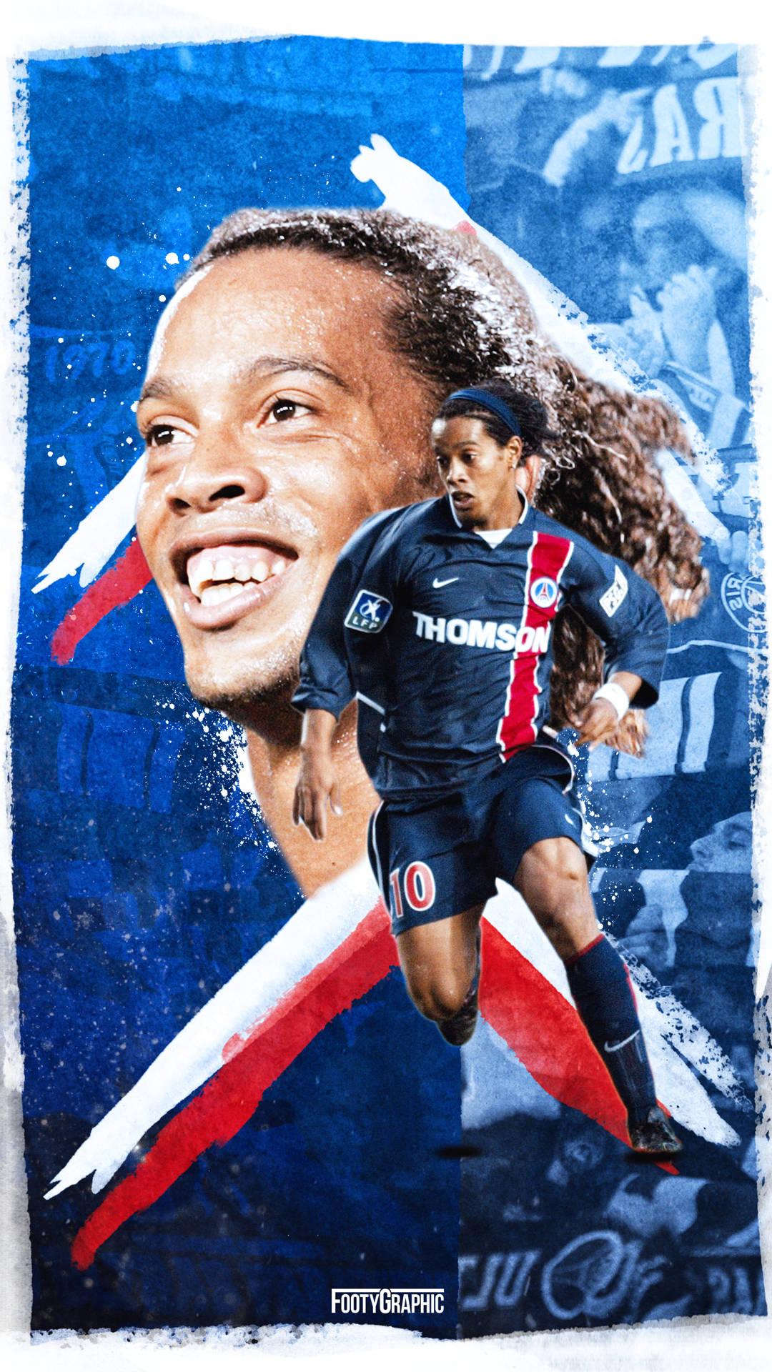 Phenomenal Footballer Ronaldinho — 1080x1920 wallpaper