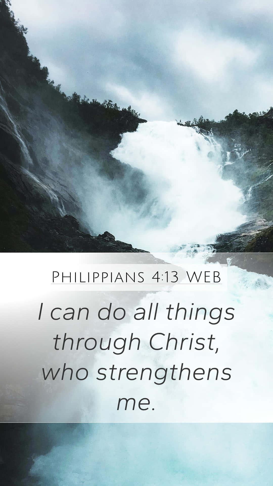 philippians 4 13 web i can do all things through christ who strengthens me — 1080x1920 wallpaper