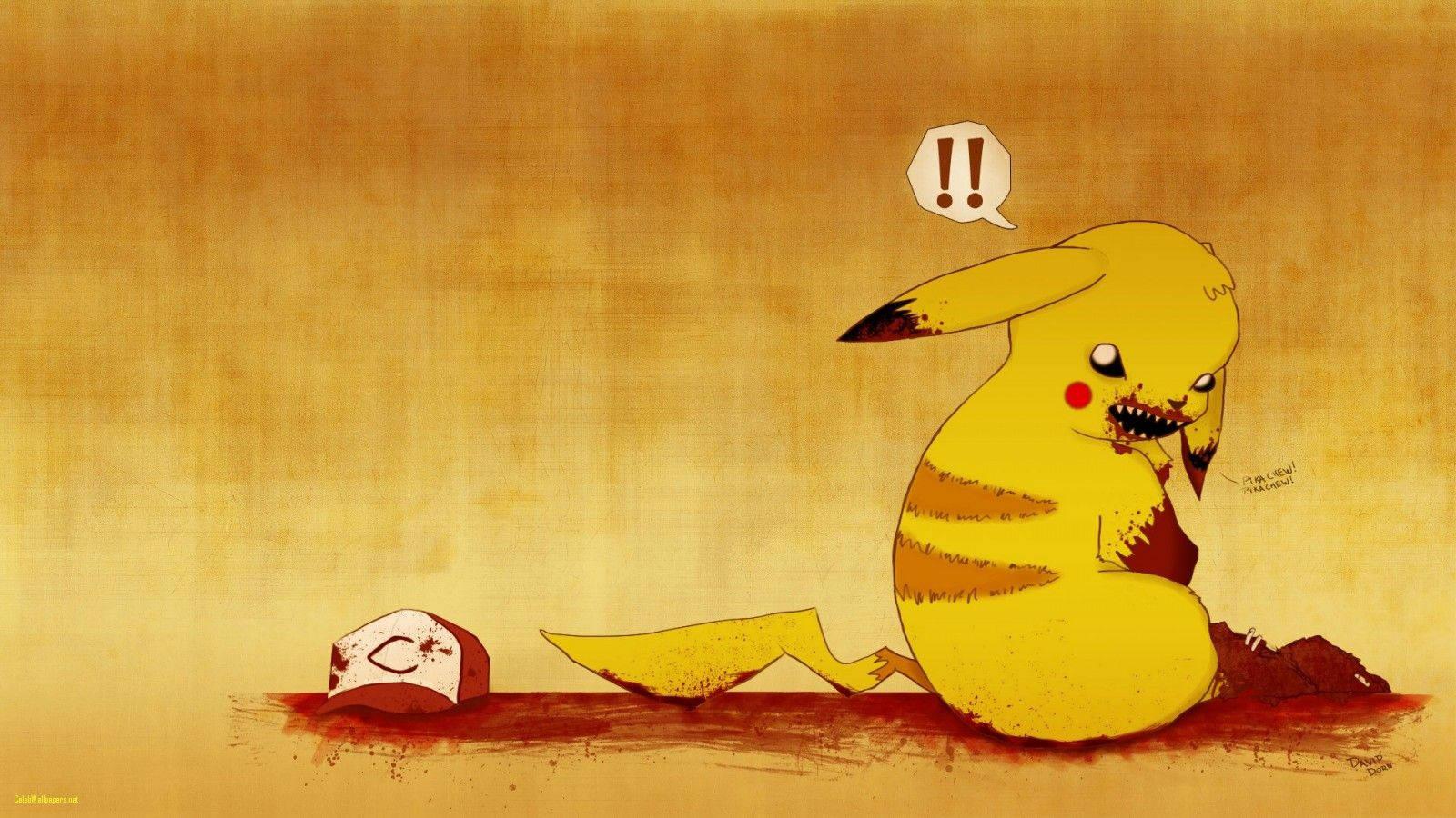 Pikachu Dark Fan Art — 1600x900 wallpaper