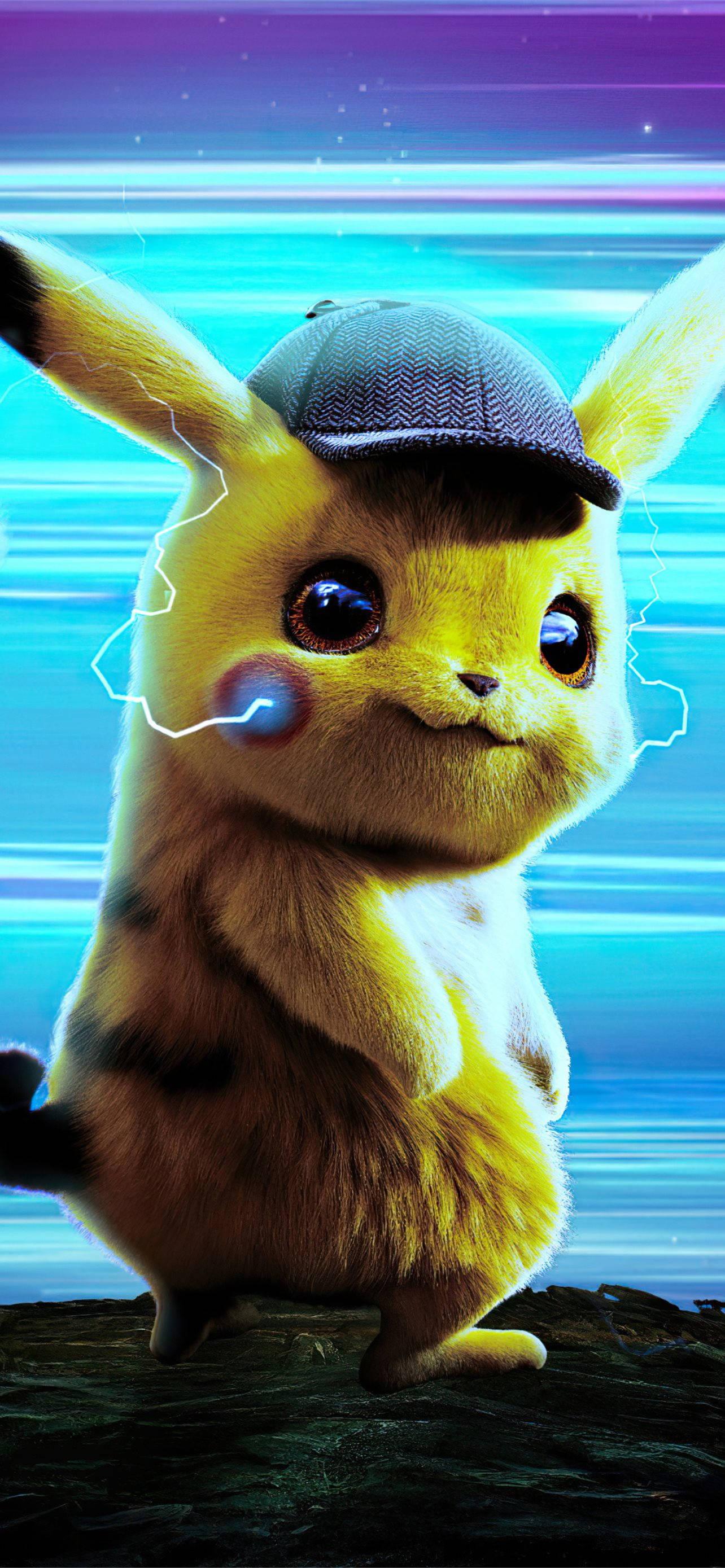 Pikachu Full Length Photo — 1284x2778 wallpaper