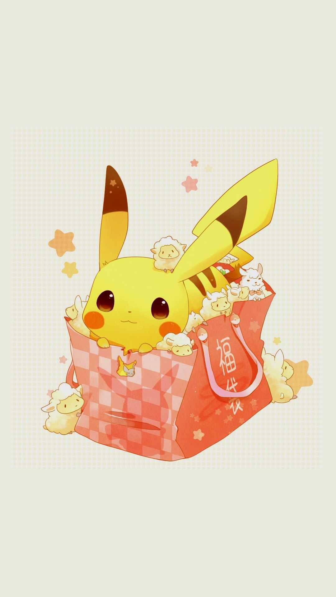 Pikachu Kawaii Image — 1080x1920 wallpaper