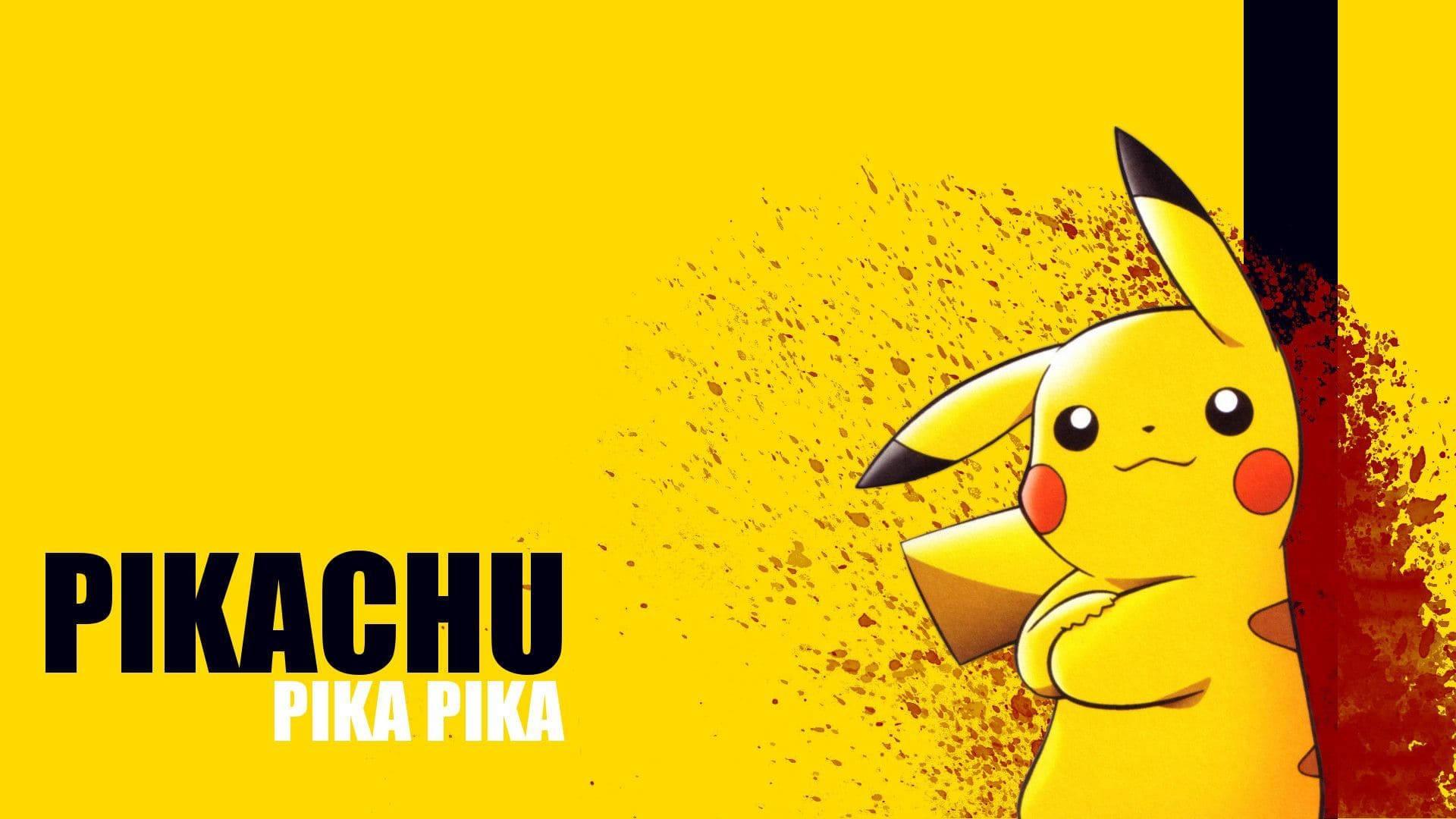 Pikachu Pika Pika — 1920x1080 wallpaper