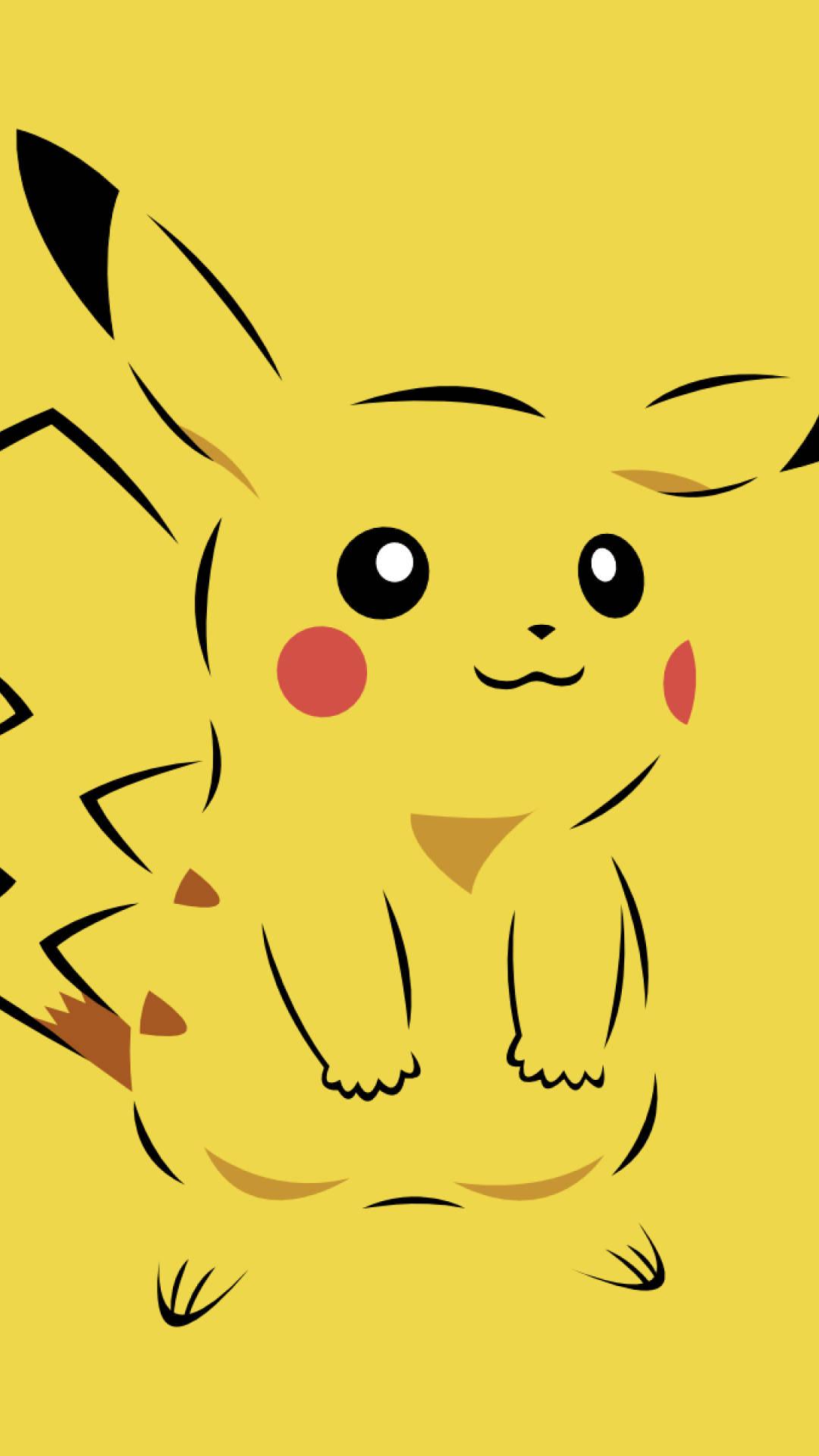 Pikachu Vector Art — 1080x1920 wallpaper