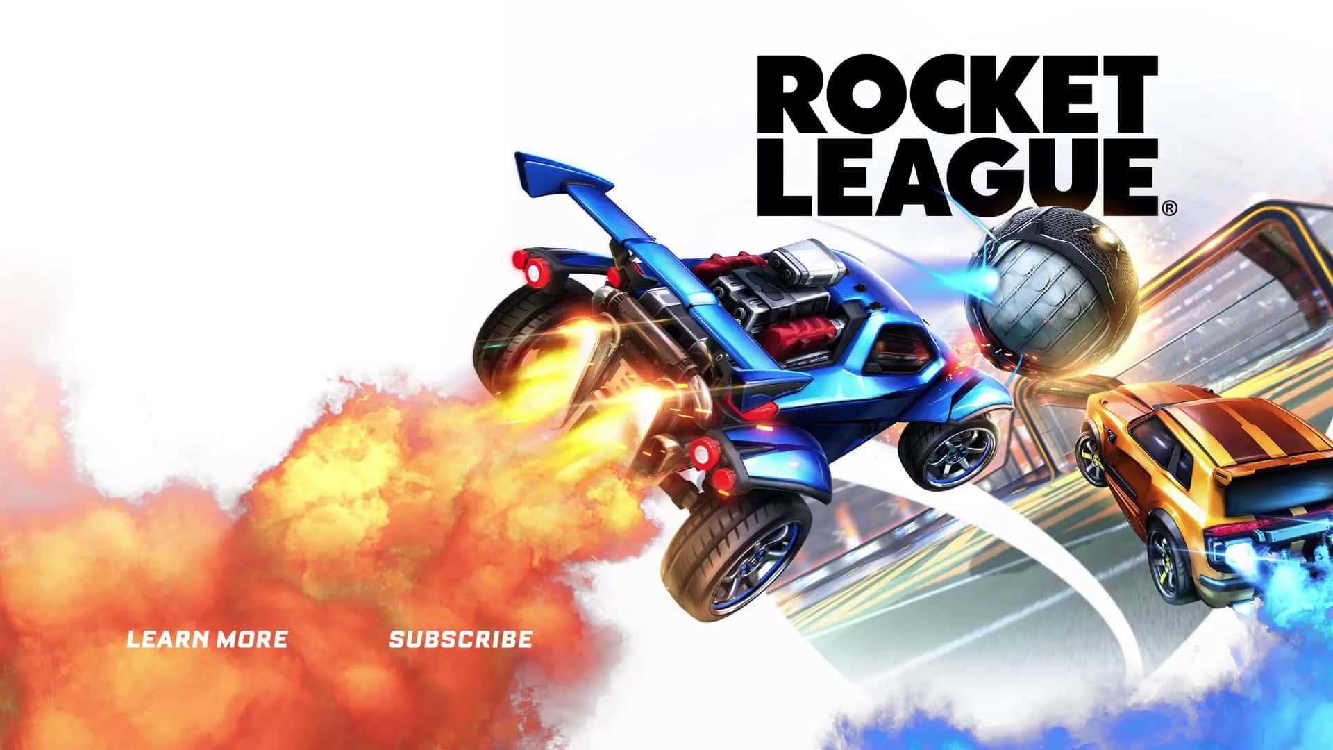Pilot a car in a match of Rocket League — 1920x1080 wallpaper