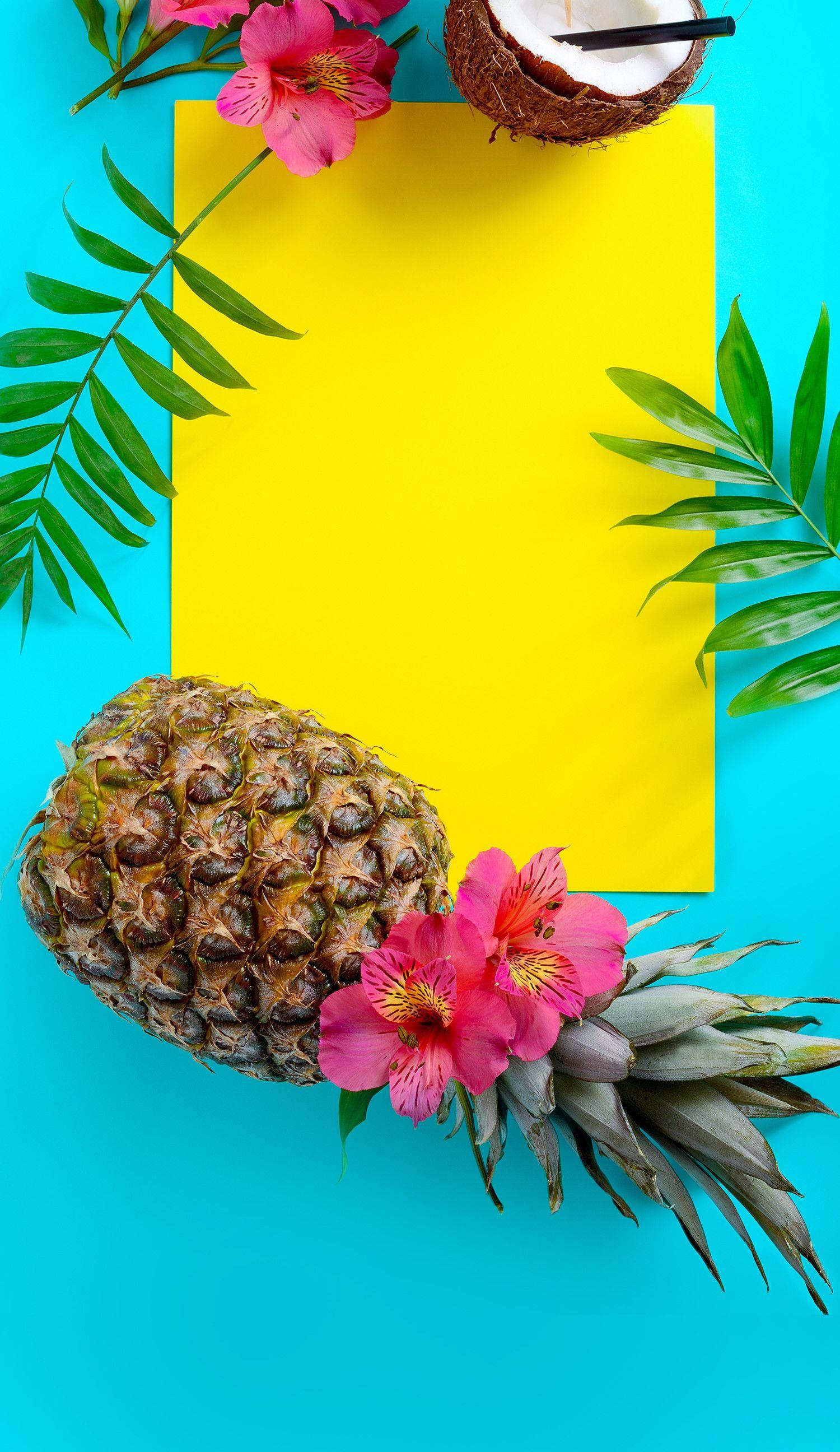 Pineapple Art Summer — 1500x2592 wallpaper