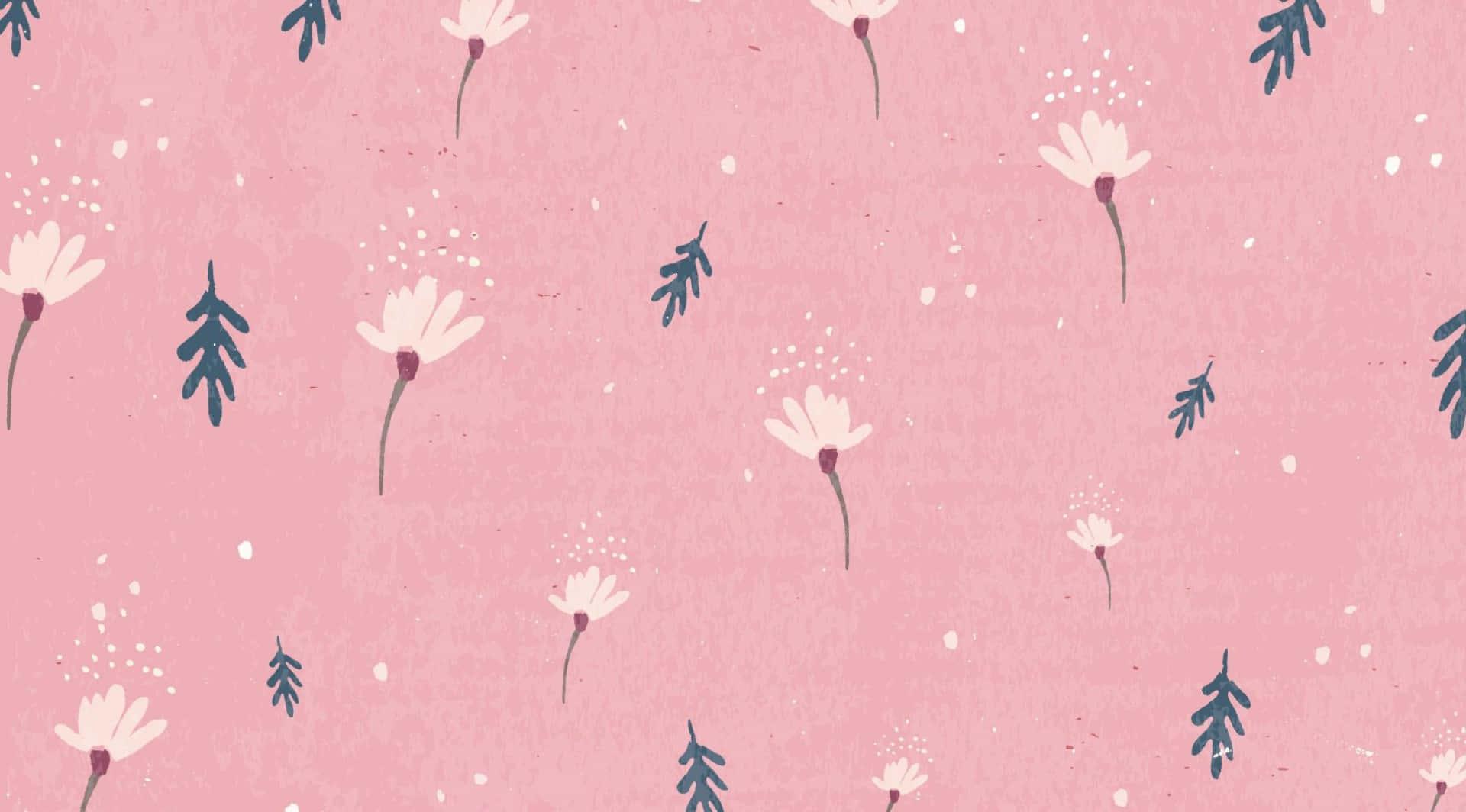 Pink Flower Laptop — 1920x1064 wallpaper