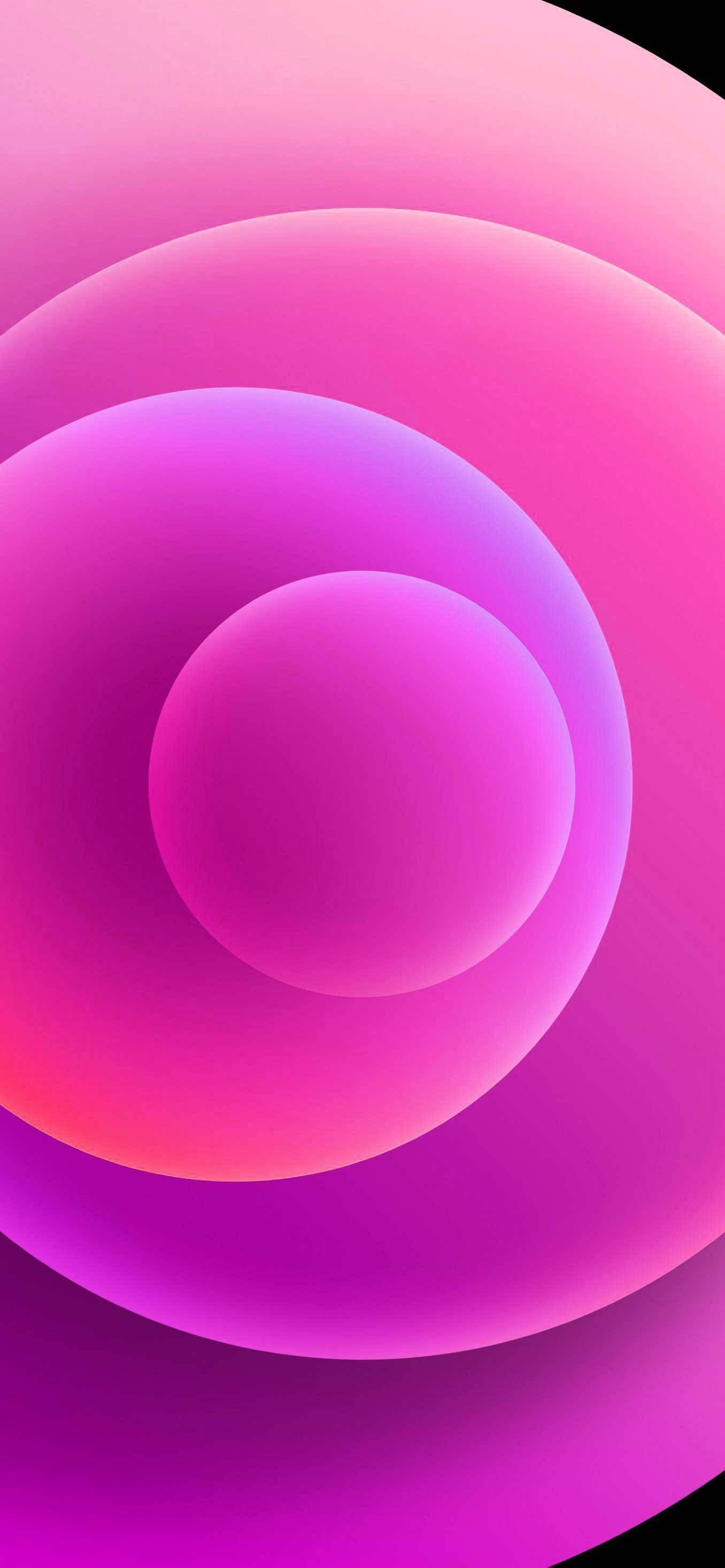 Pink Orbs iPhone 12 — 1356x2934 wallpaper