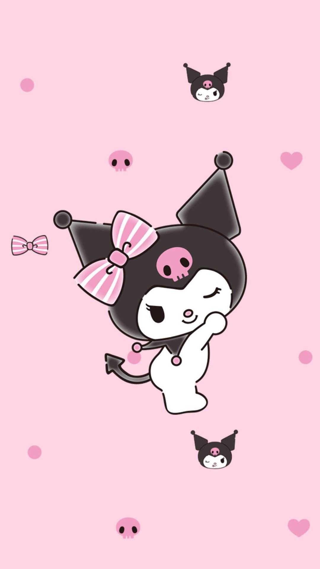 Pink Rival Of My Melody Kuromi — 1080x1920 wallpaper
