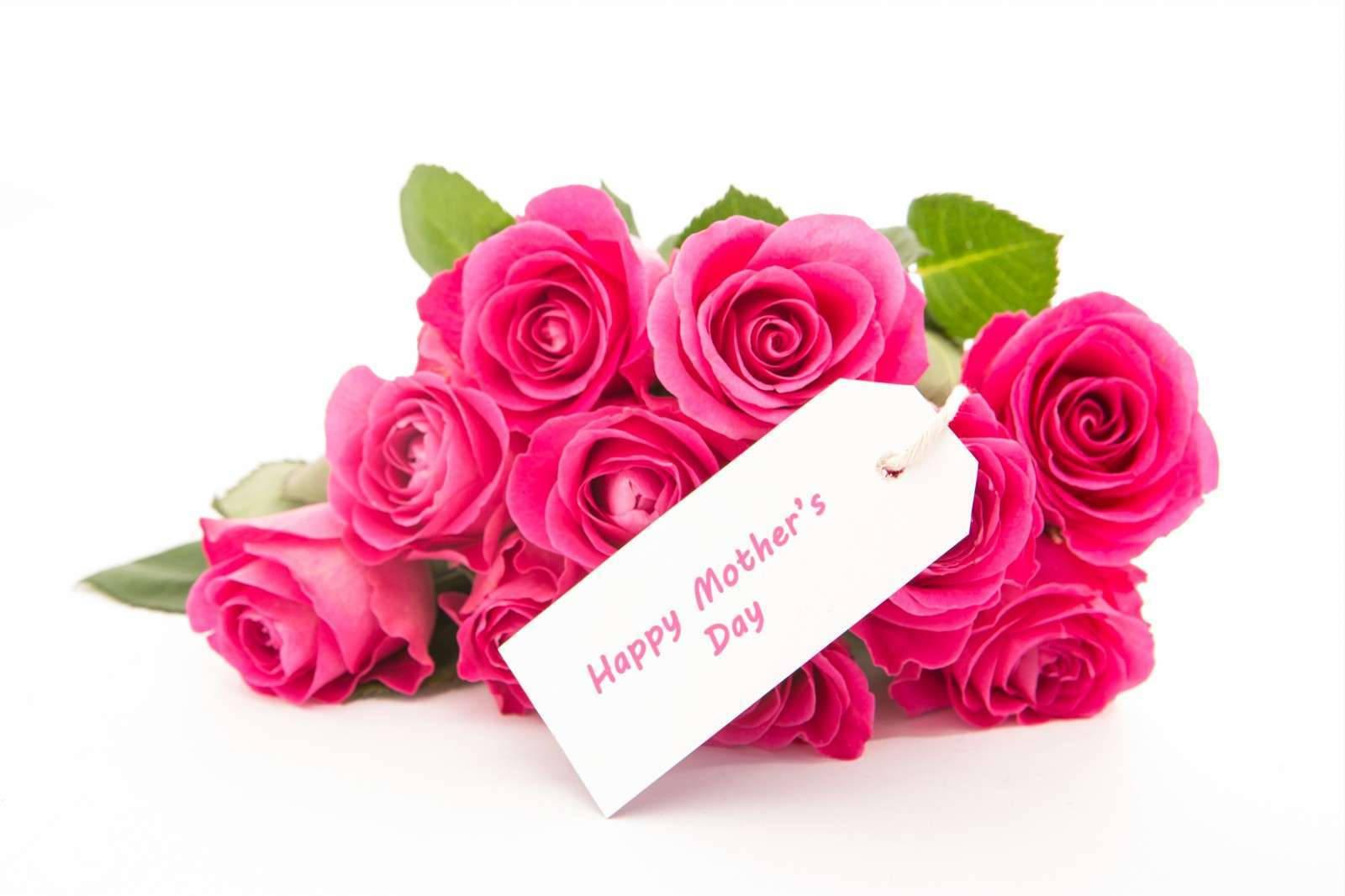 Pink Roses Bouquet Mother's Day — 1600x1066 wallpaper