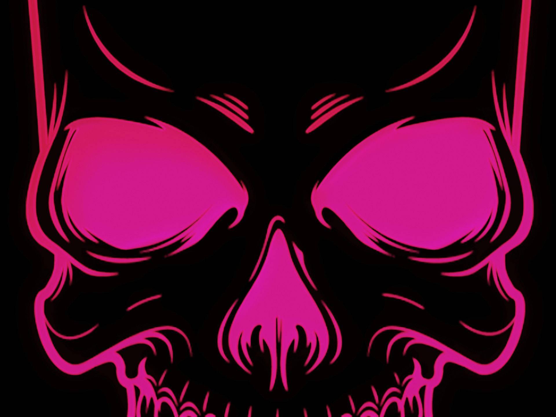 Pink Skull — 1920x1440 wallpaper