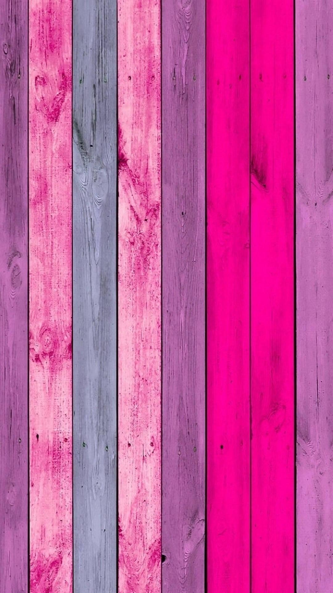 Pink Wooden Boards Girly iPhone — 1080x1920 wallpaper