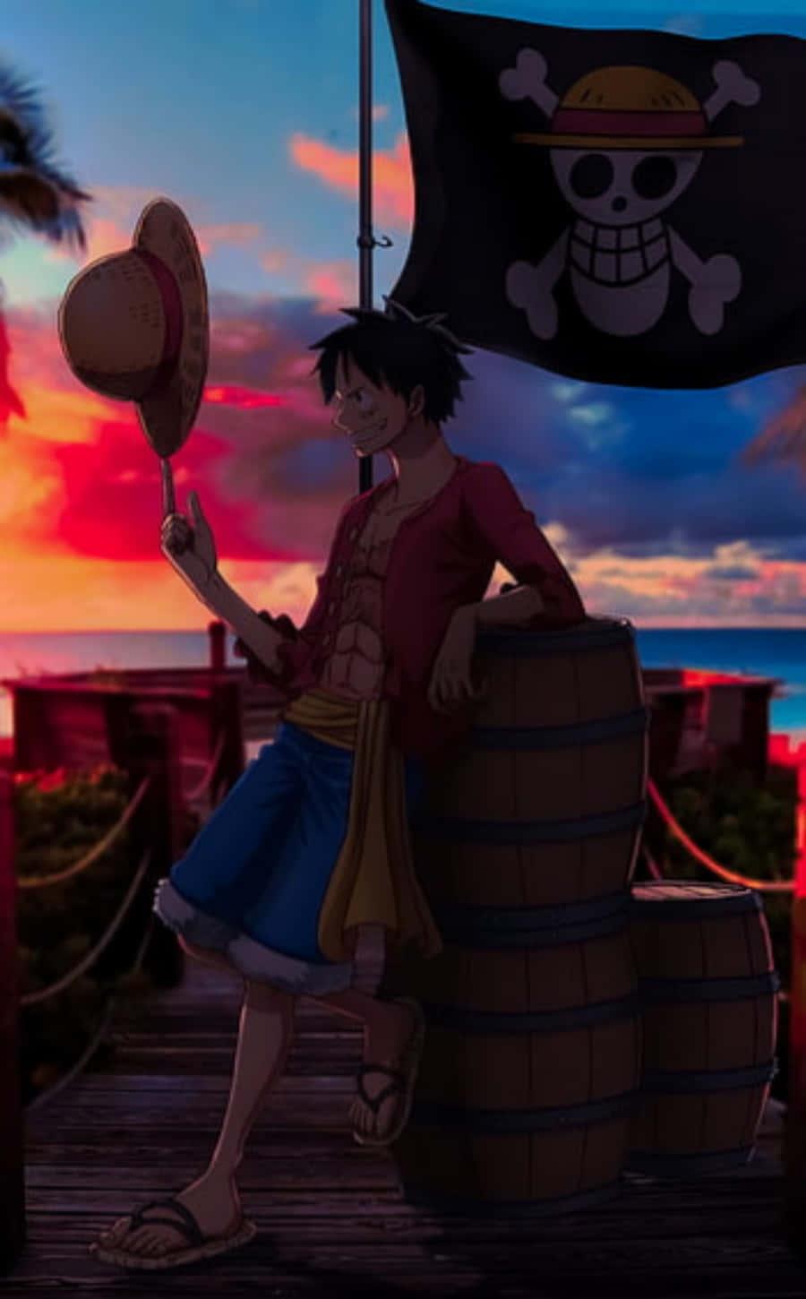 Pirate Flag of Luffy Phone — 900x1450 wallpaper