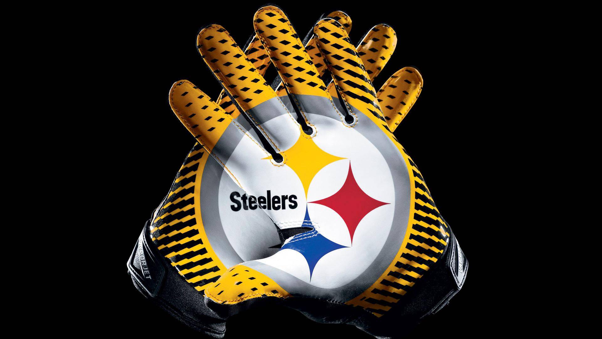 Pittsburgh Steelers Football Gloves — 1920x1080 wallpaper