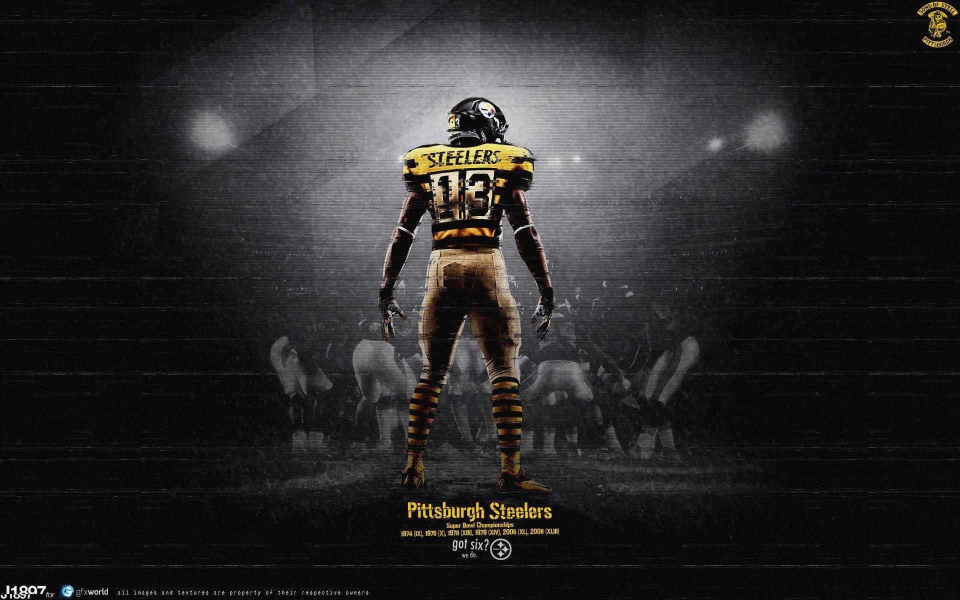 Pittsburgh Steelers Receiver James Washington Goes for the Fumble — 1920x1200 wallpaper