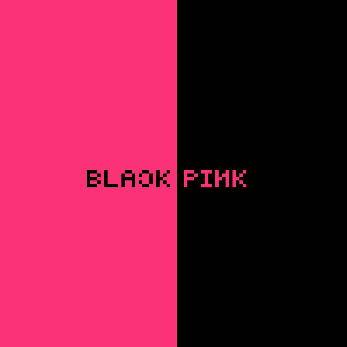 Pixelated Blackpink Logo — 1200x1200 wallpaper