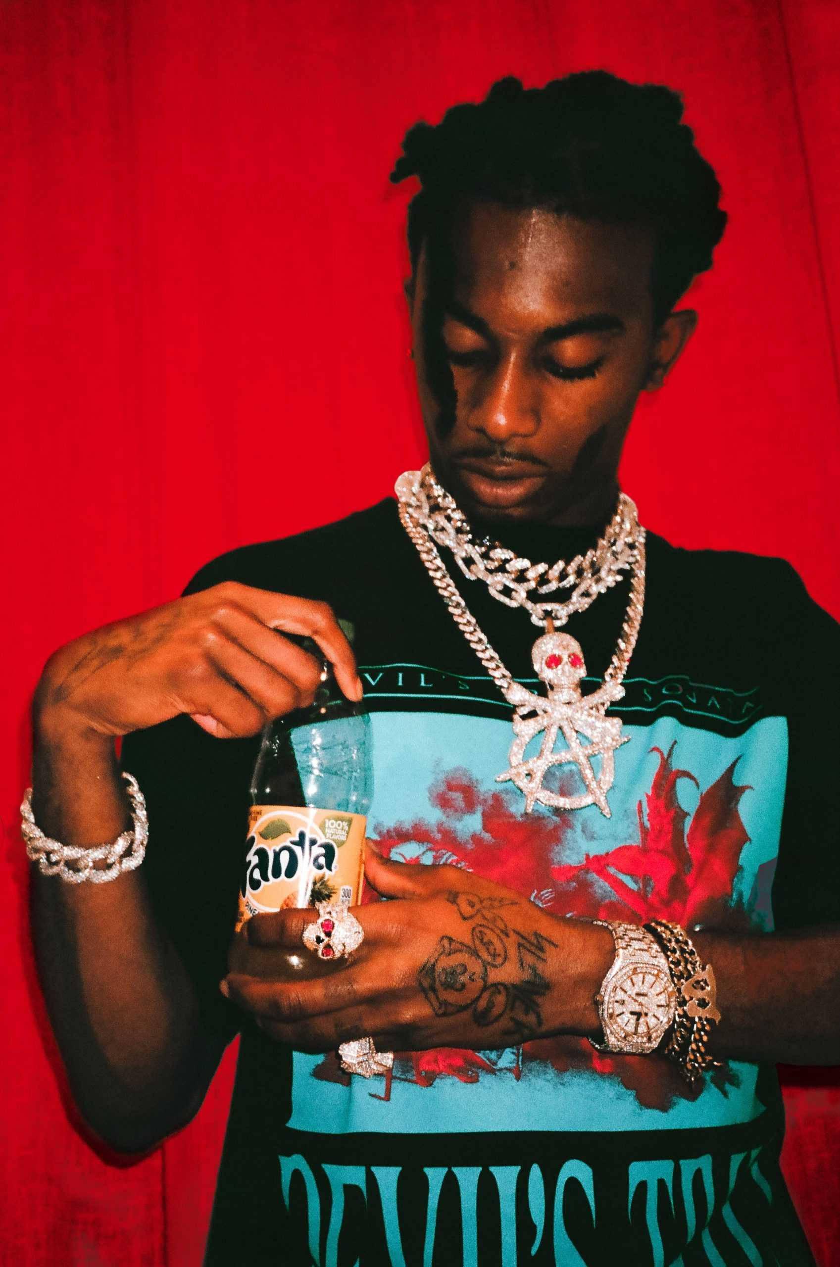 Playboi Carti PFP Drinks Fanta — 1697x2560 wallpaper