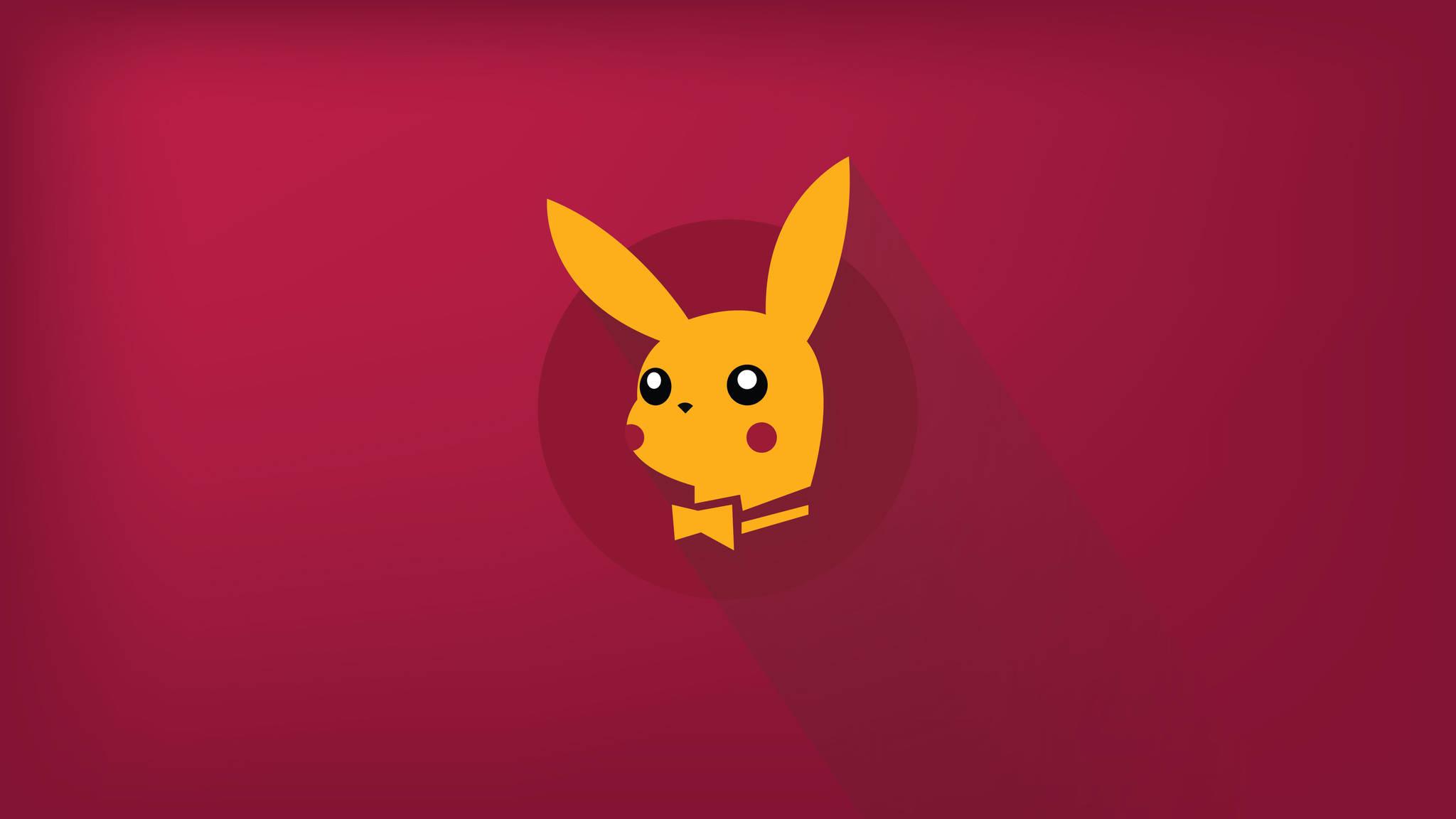 Playboy Pikachu Ready for a Night Out — 2048x1152 wallpaper
