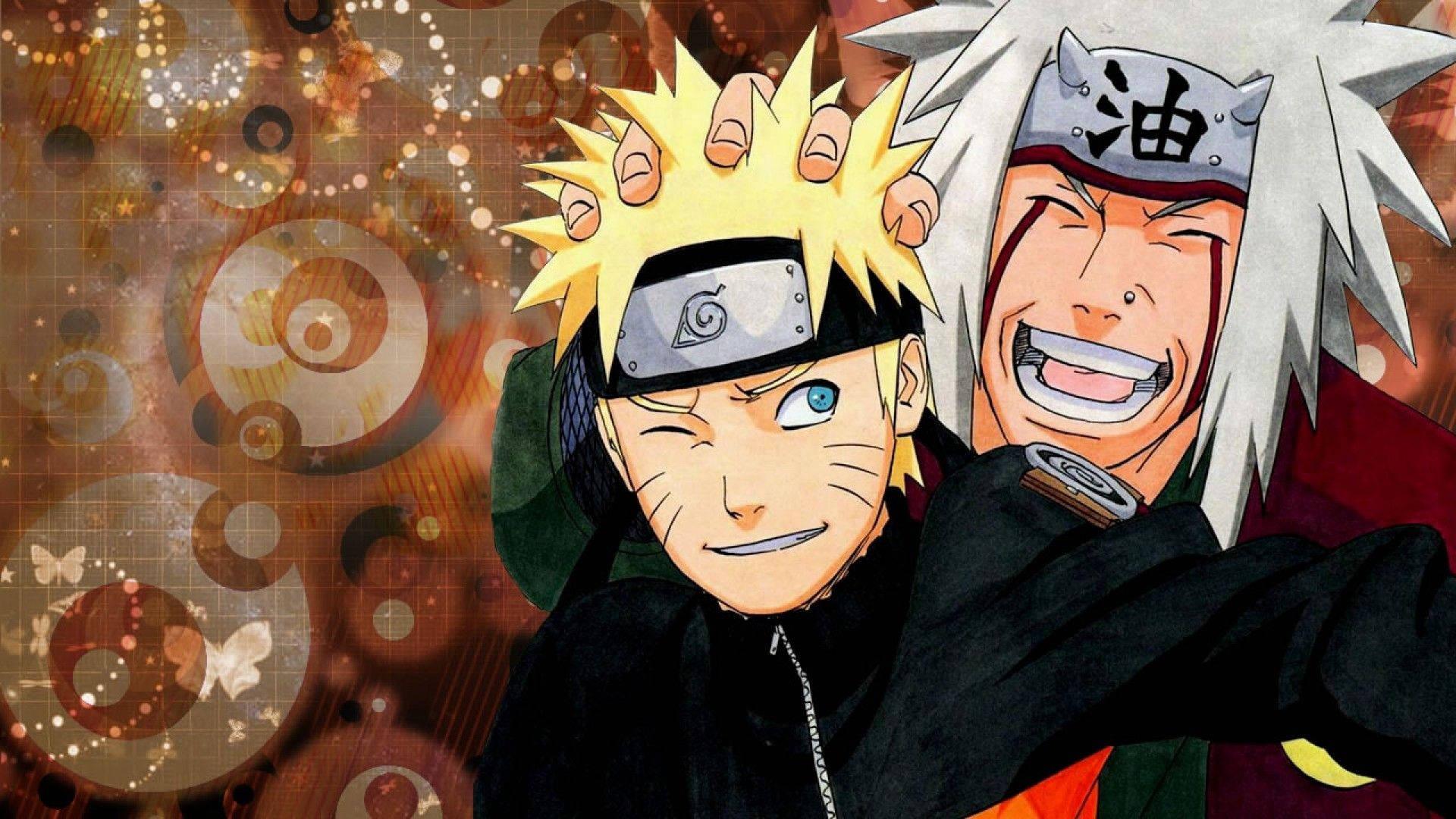 Playful Jiraiya And Naruto — 1920x1080 wallpaper