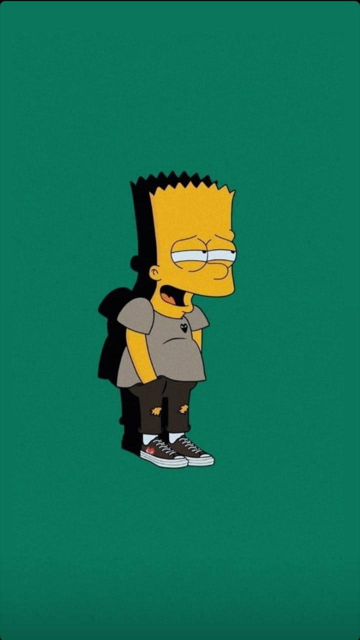 Playful Kid Bart Simpson — 720x1280 wallpaper