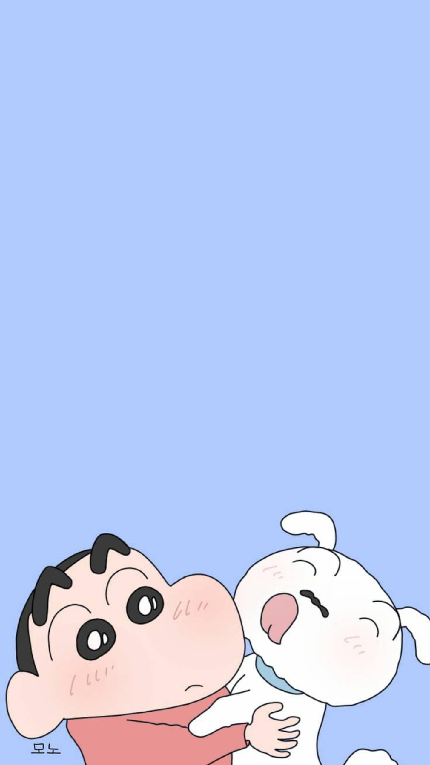 Playing Shiro And Shinchan Aesthetic — 1440x2560 wallpaper