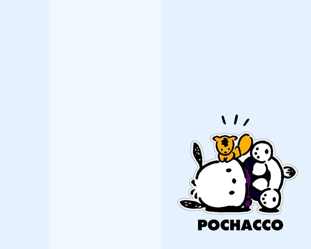 Pochacco With Friend Samyu — 1024x819 wallpaper