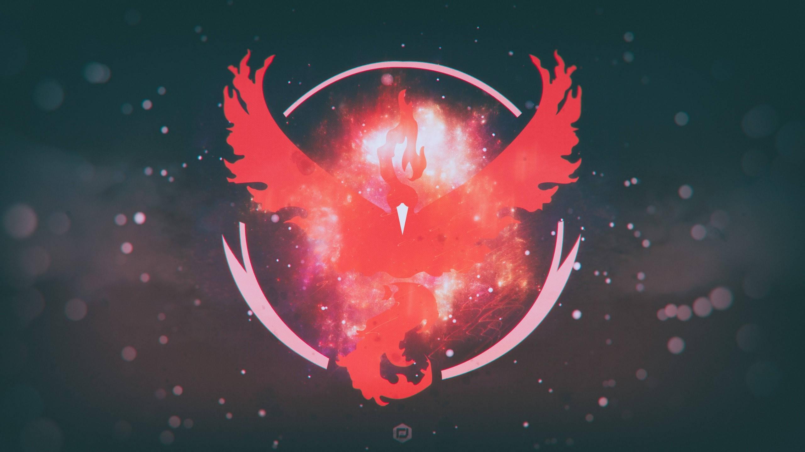 Pokemon Ho Oh Logo — 2560x1440 wallpaper