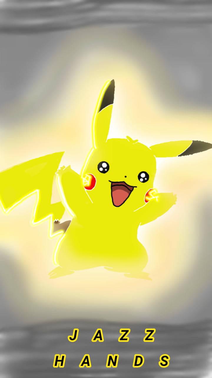 Pokemon Phone Pikachu Jazz Hands — 720x1280 wallpaper