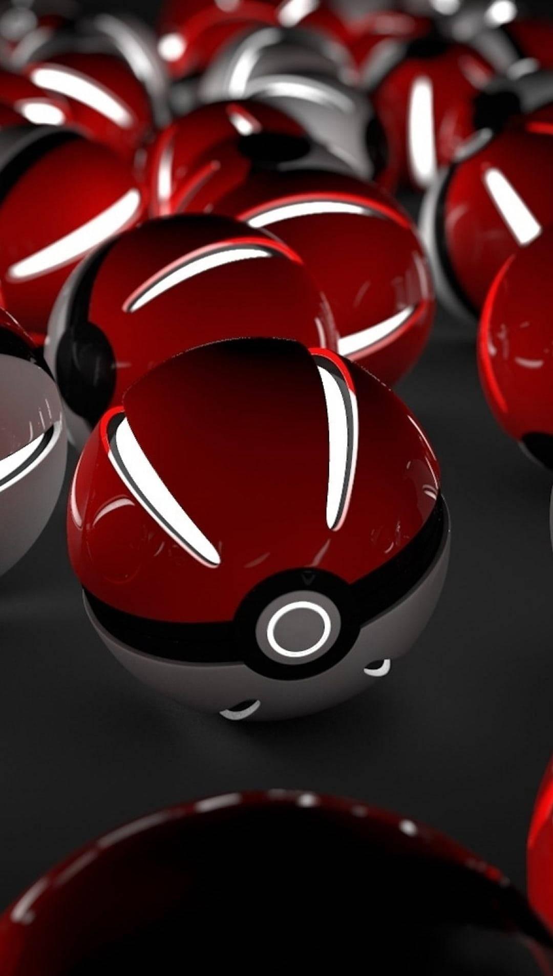 Pokemon Phone Poke Balls Real — 1080x1906 wallpaper