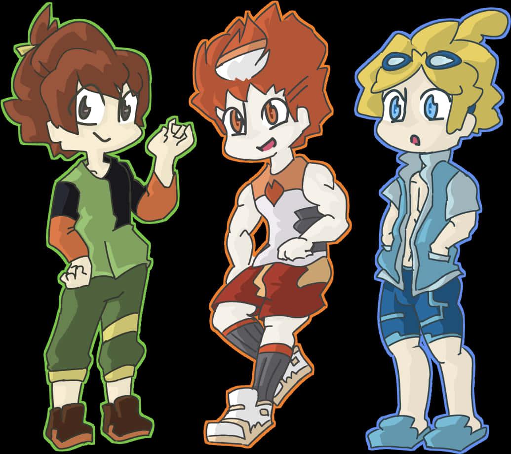 Pokemon Trainer Evolution Artwork — 1035x920 wallpaper