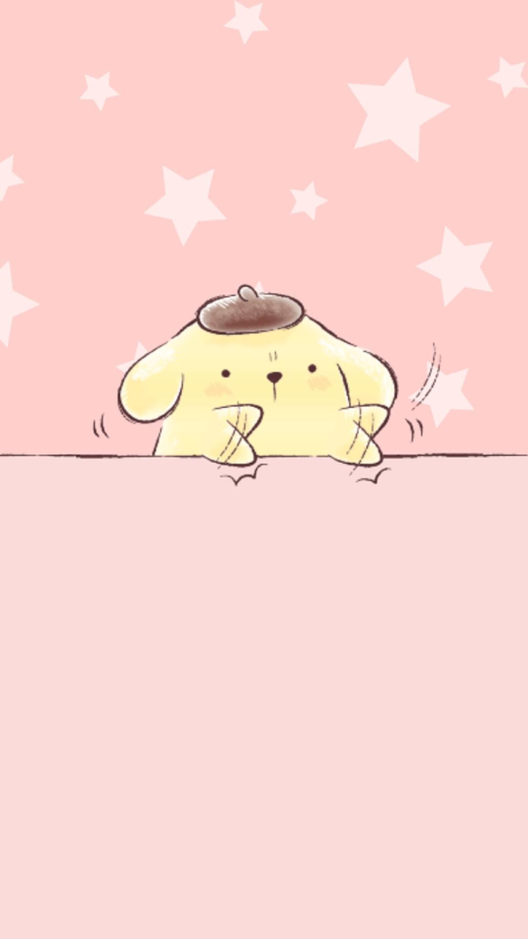 Pompompurin Pink Poster — 1080x1920 wallpaper